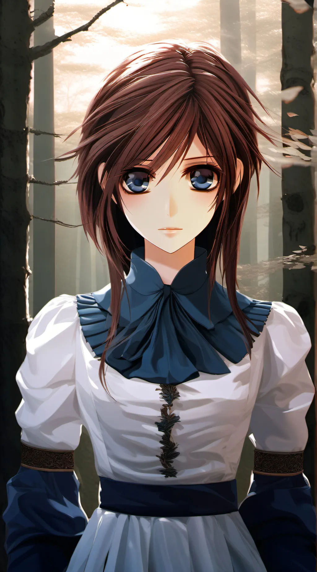 ai character: Lila midnight  background