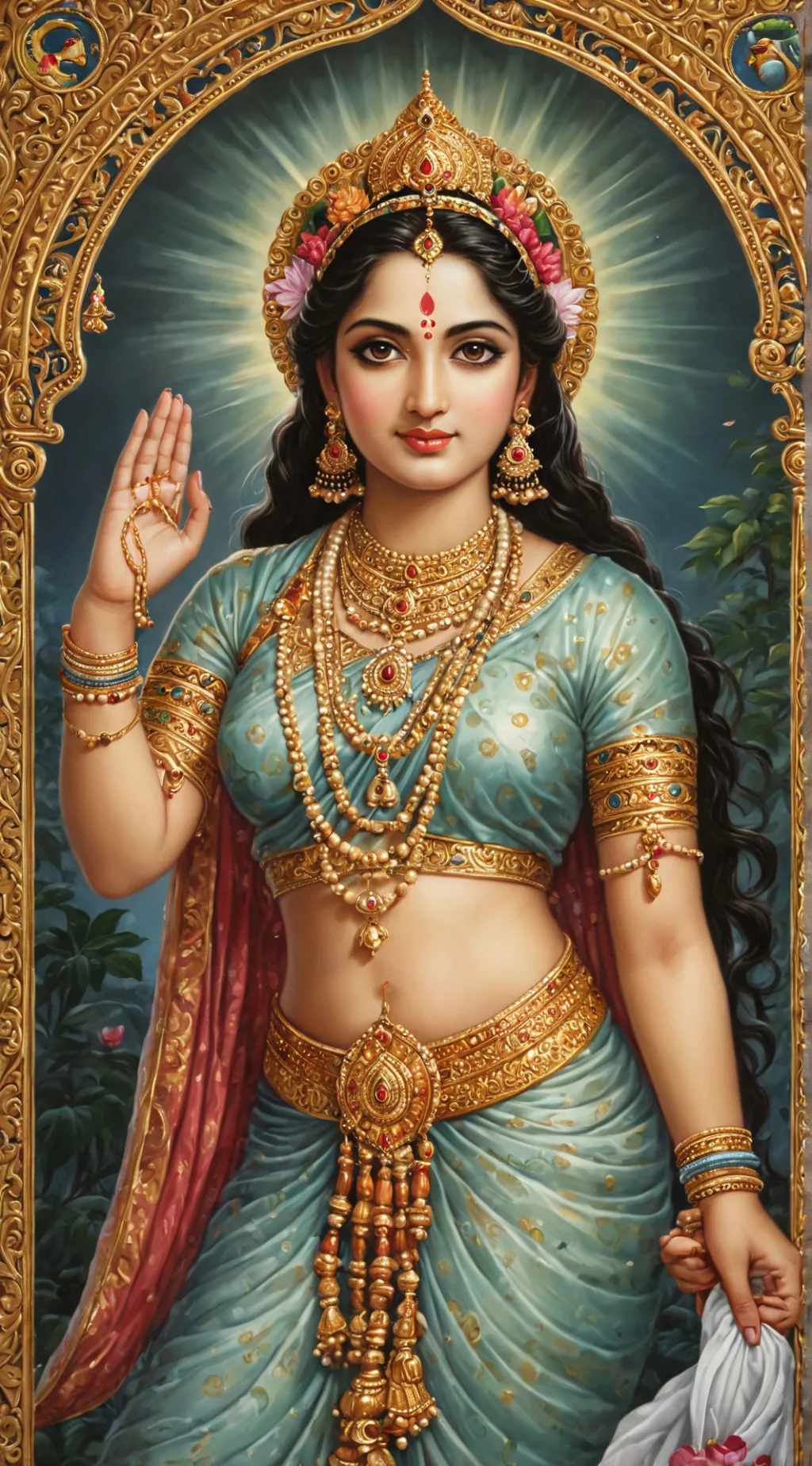 ai character: Radha background