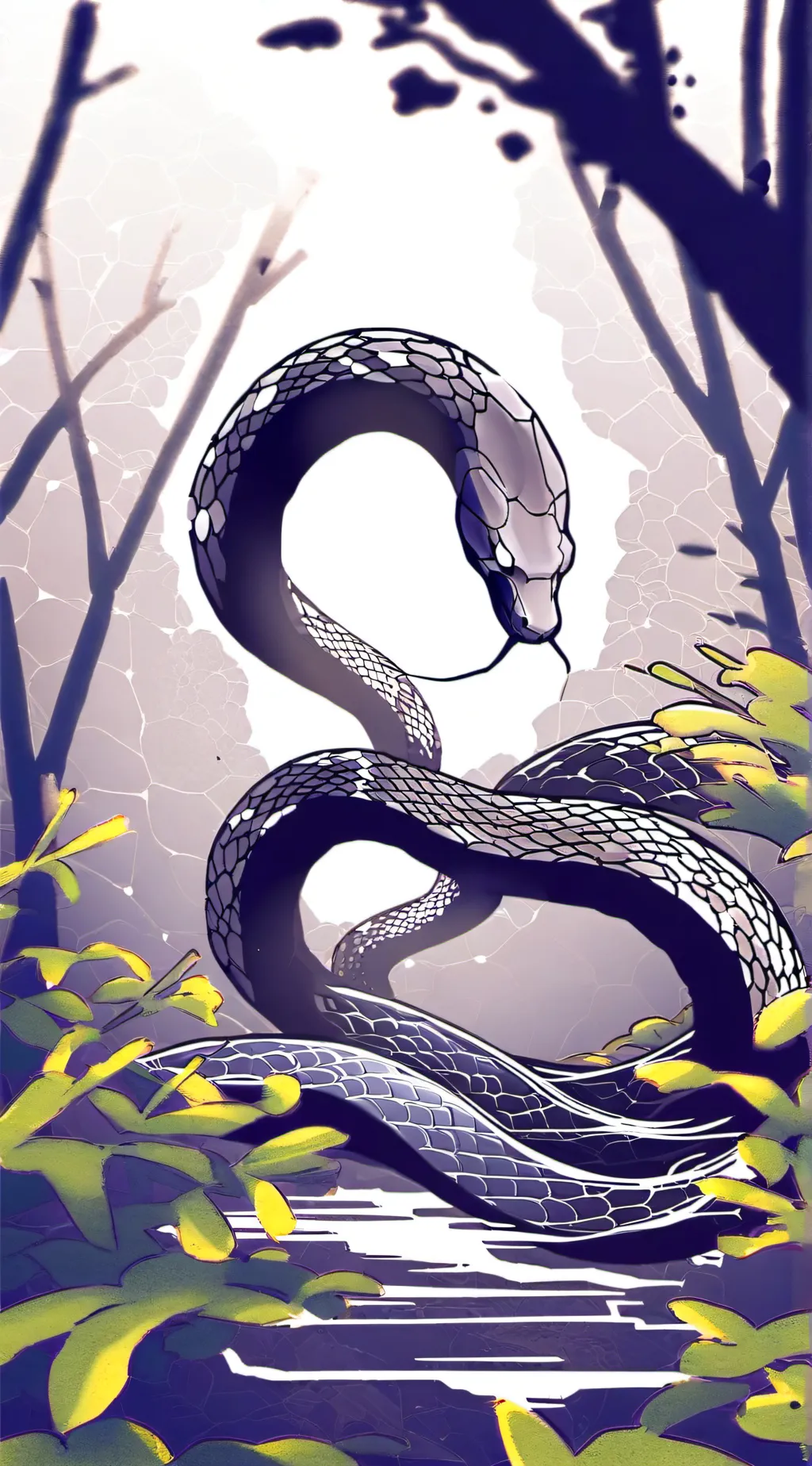 ai character: hungry snake 2 background