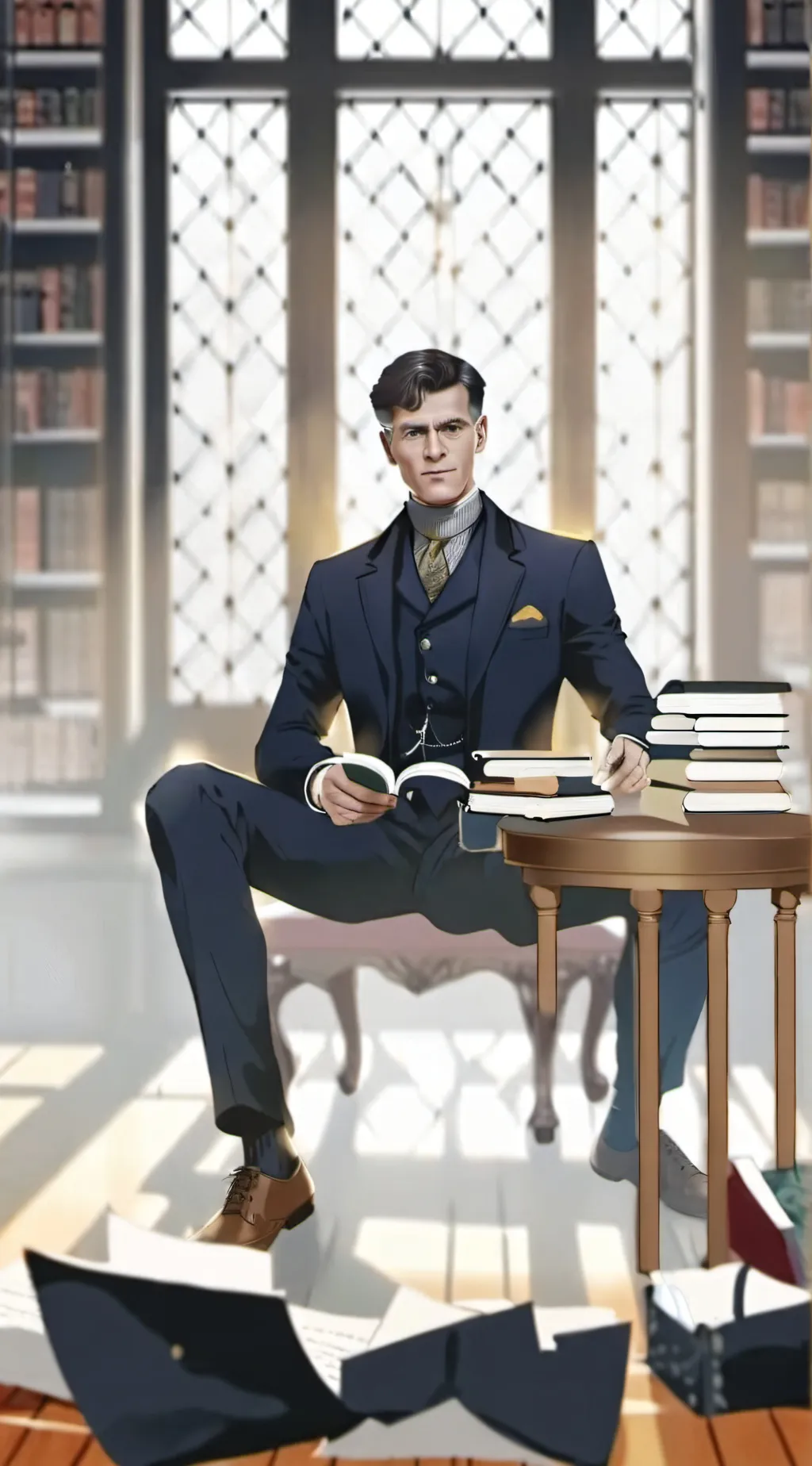 ai character: mr Thomson  background