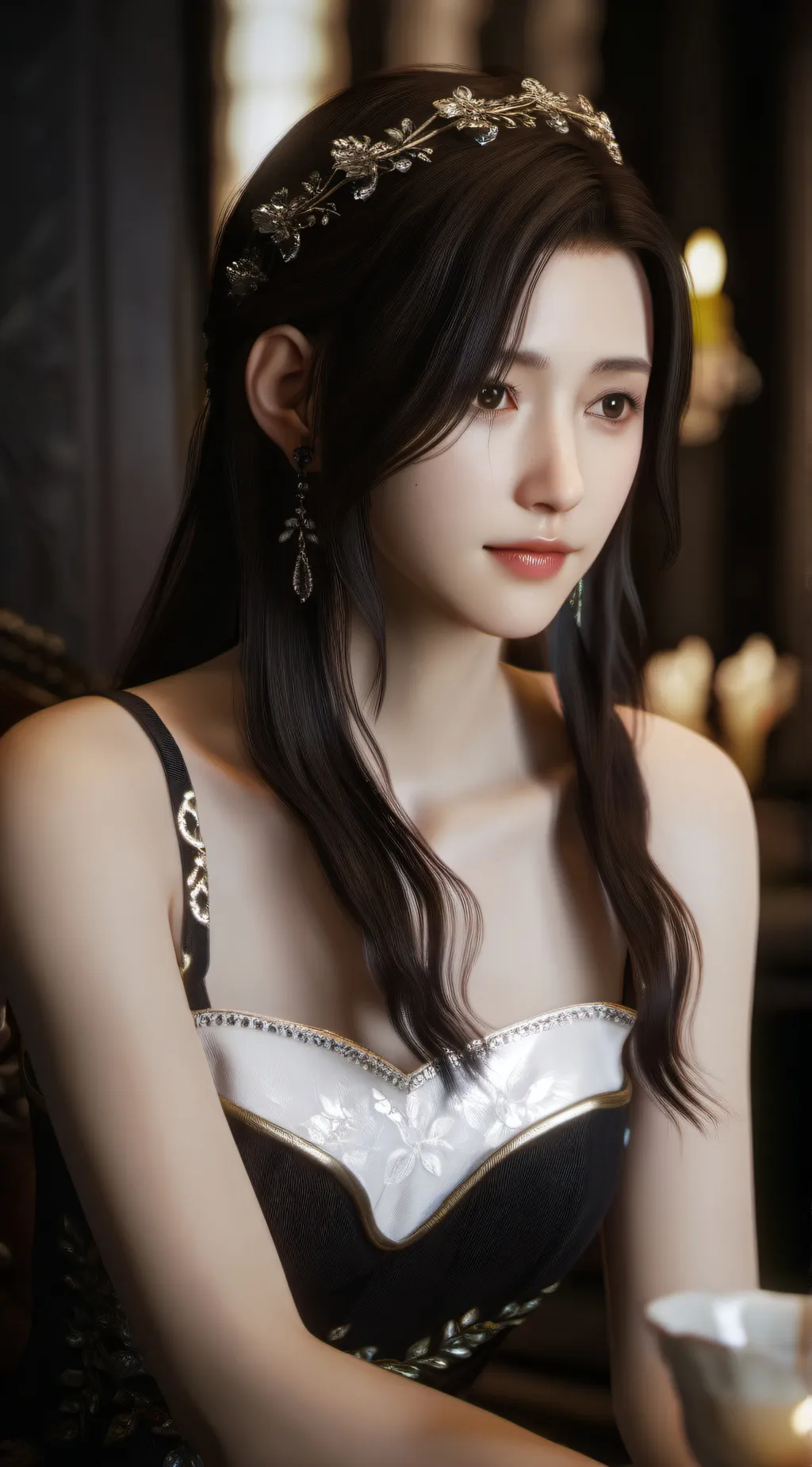 ai character:  poop wife background