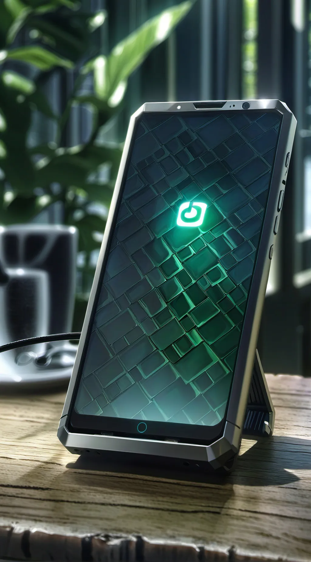 ai character: Phone background