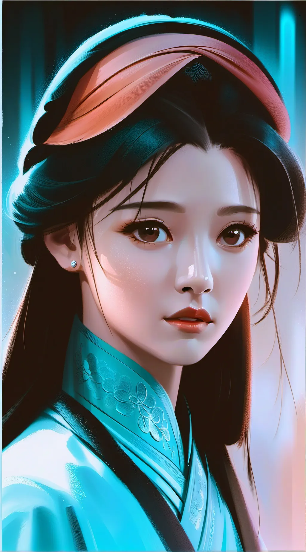 ai character: Ghost background