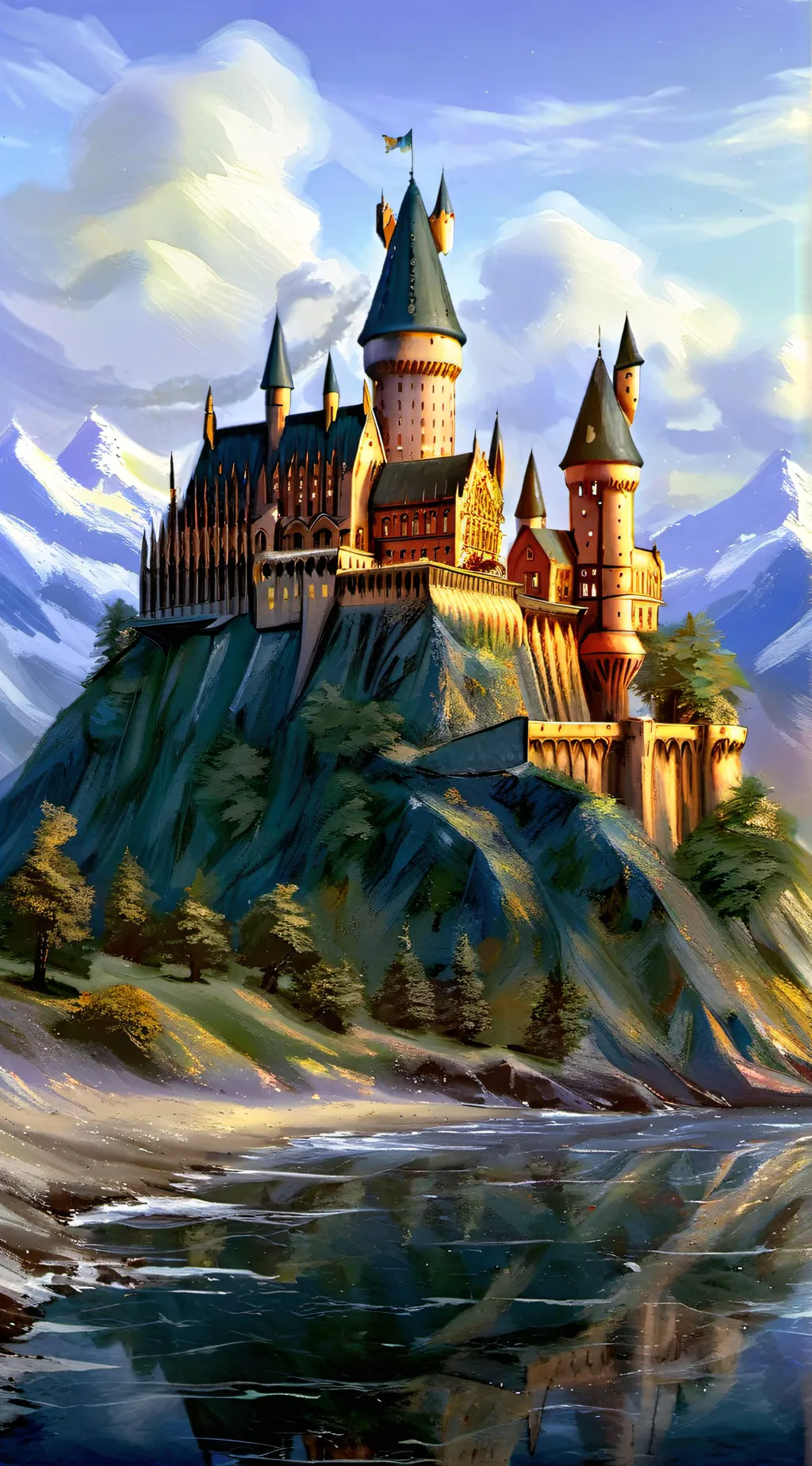 ai character: Hogwarts 1 background