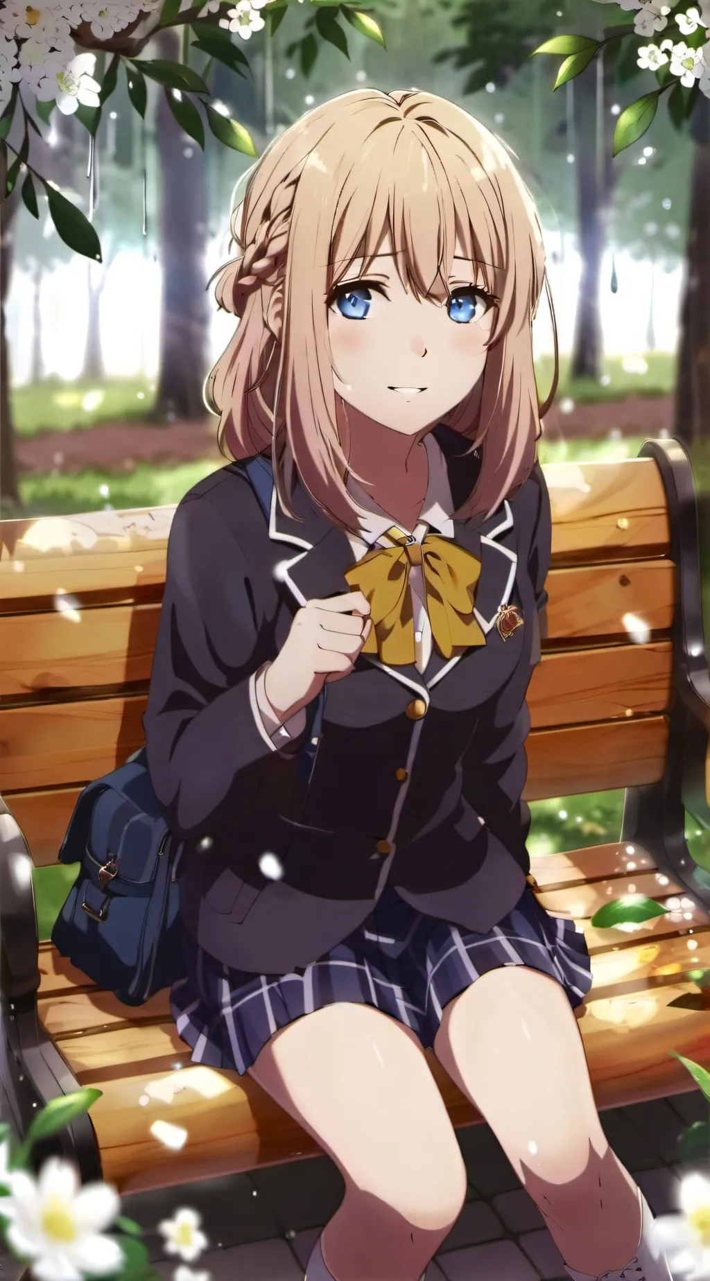 ai character: asuky  background