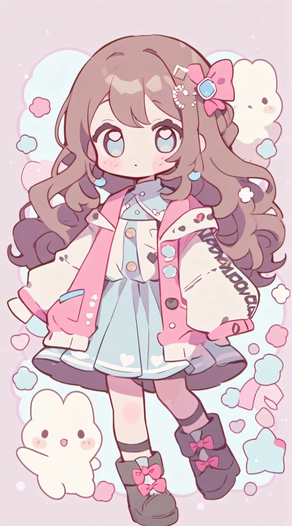 ai character: LIL sisters bully background