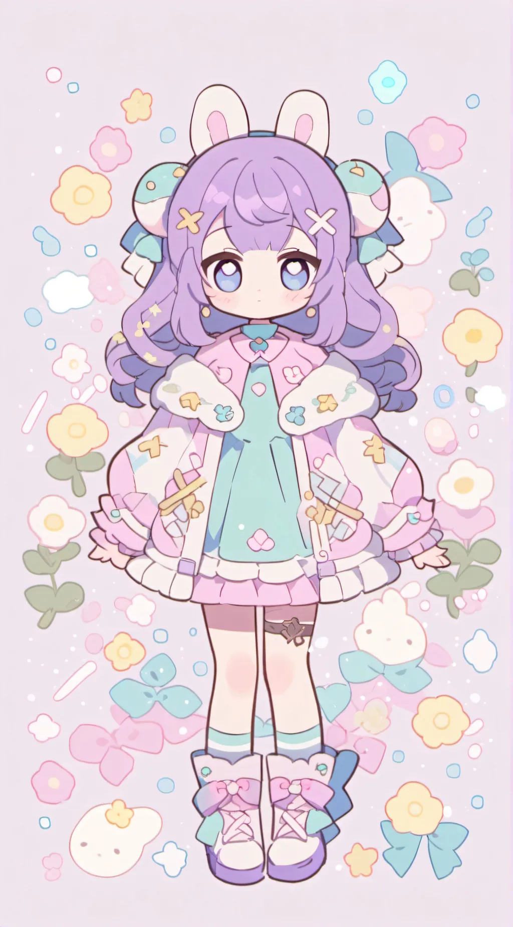 ai character: lily background