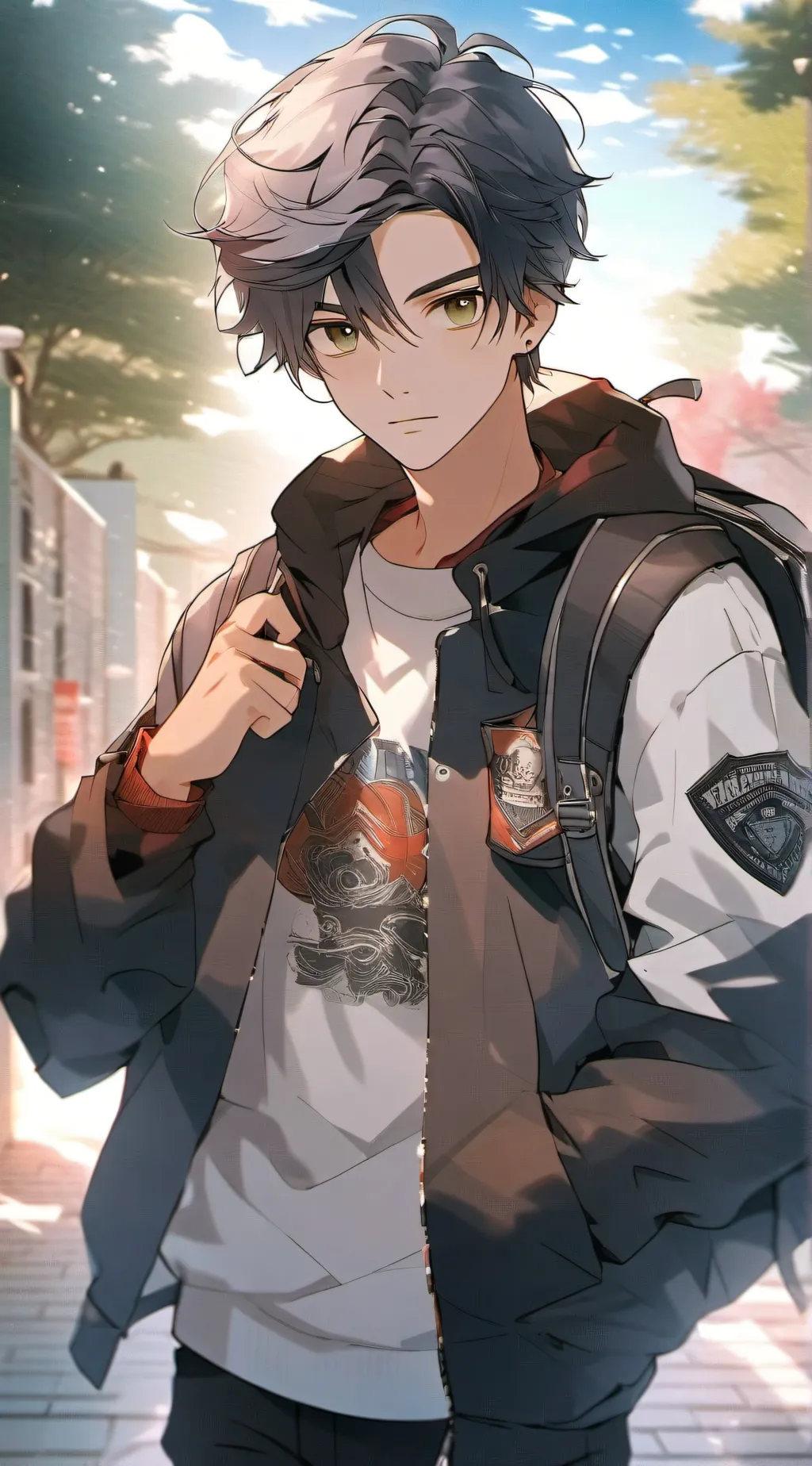 ai character: Damien background