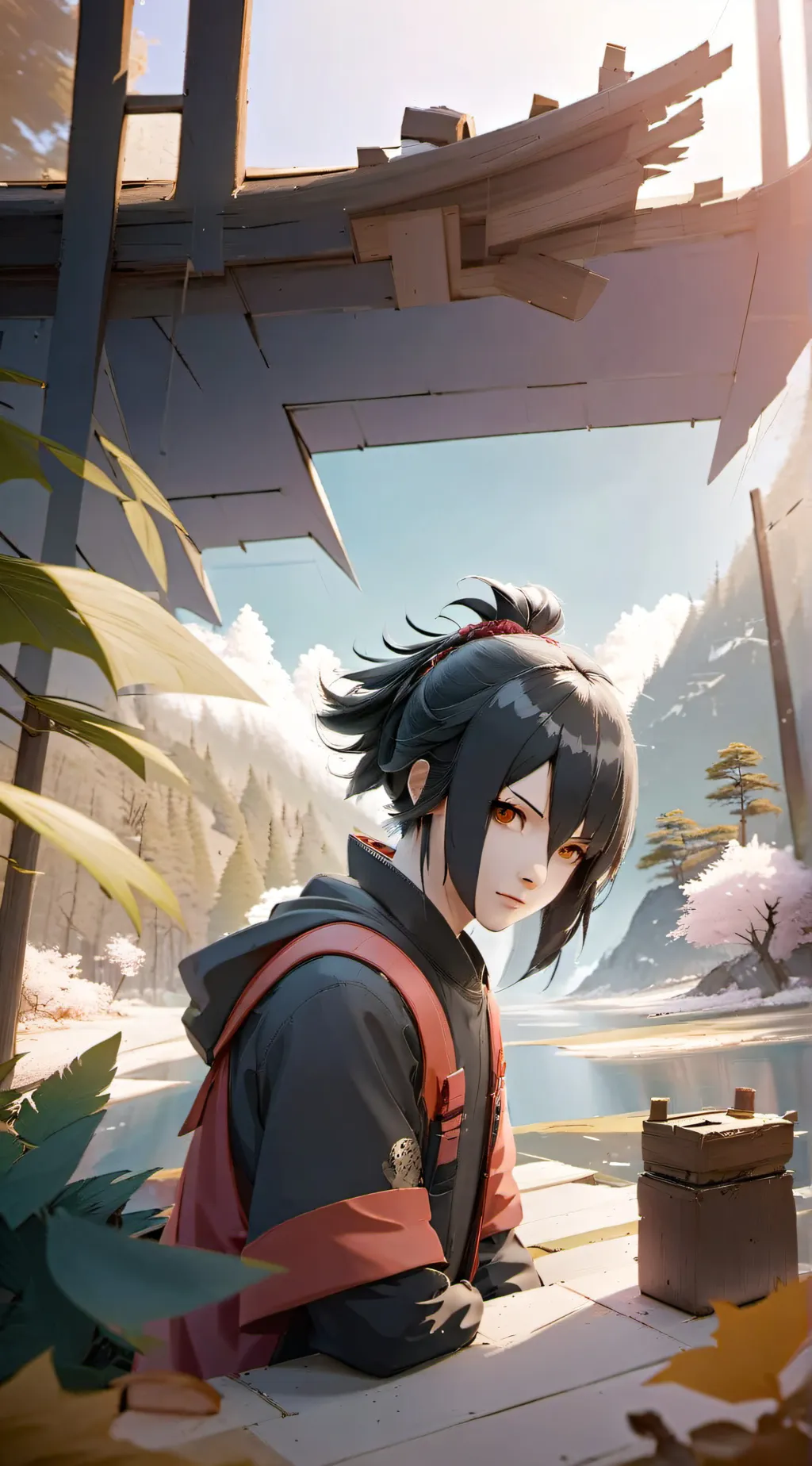 ai character: Yuna uchiha  background