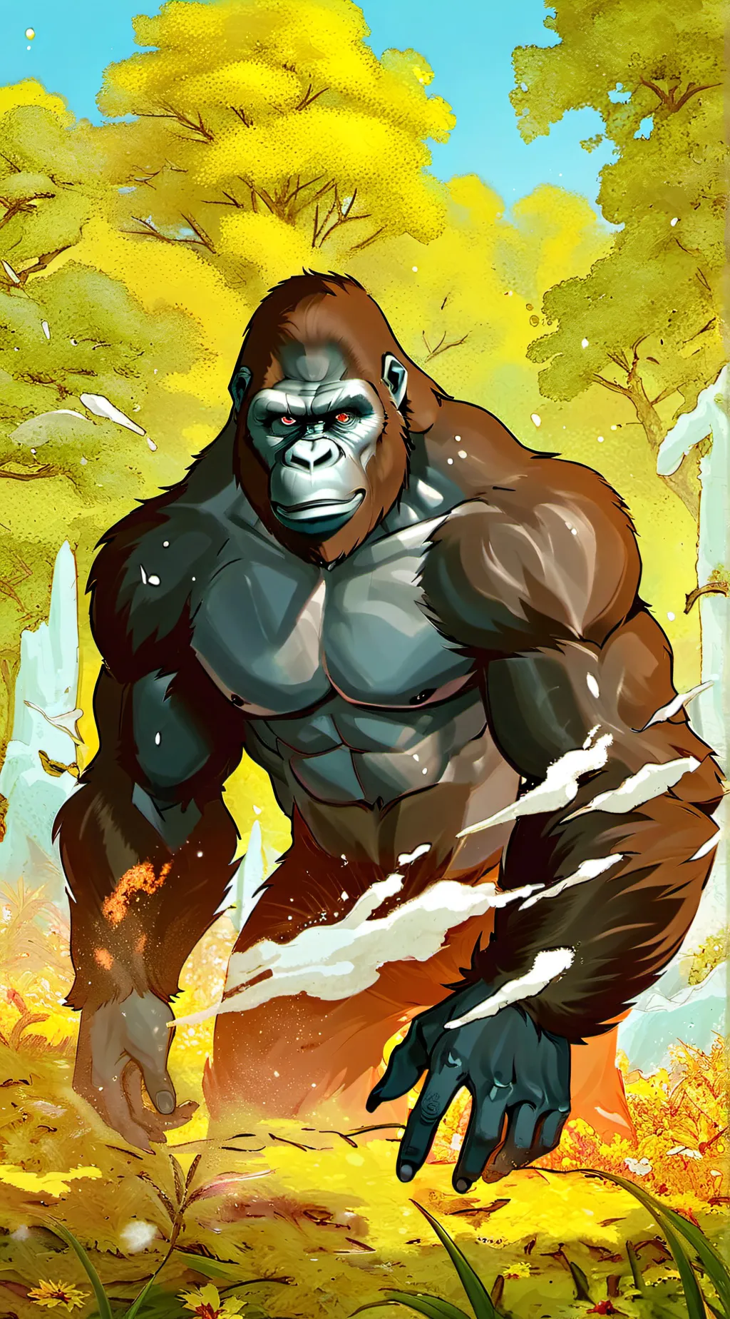 ai character: GORILLA TAG INF 2 background