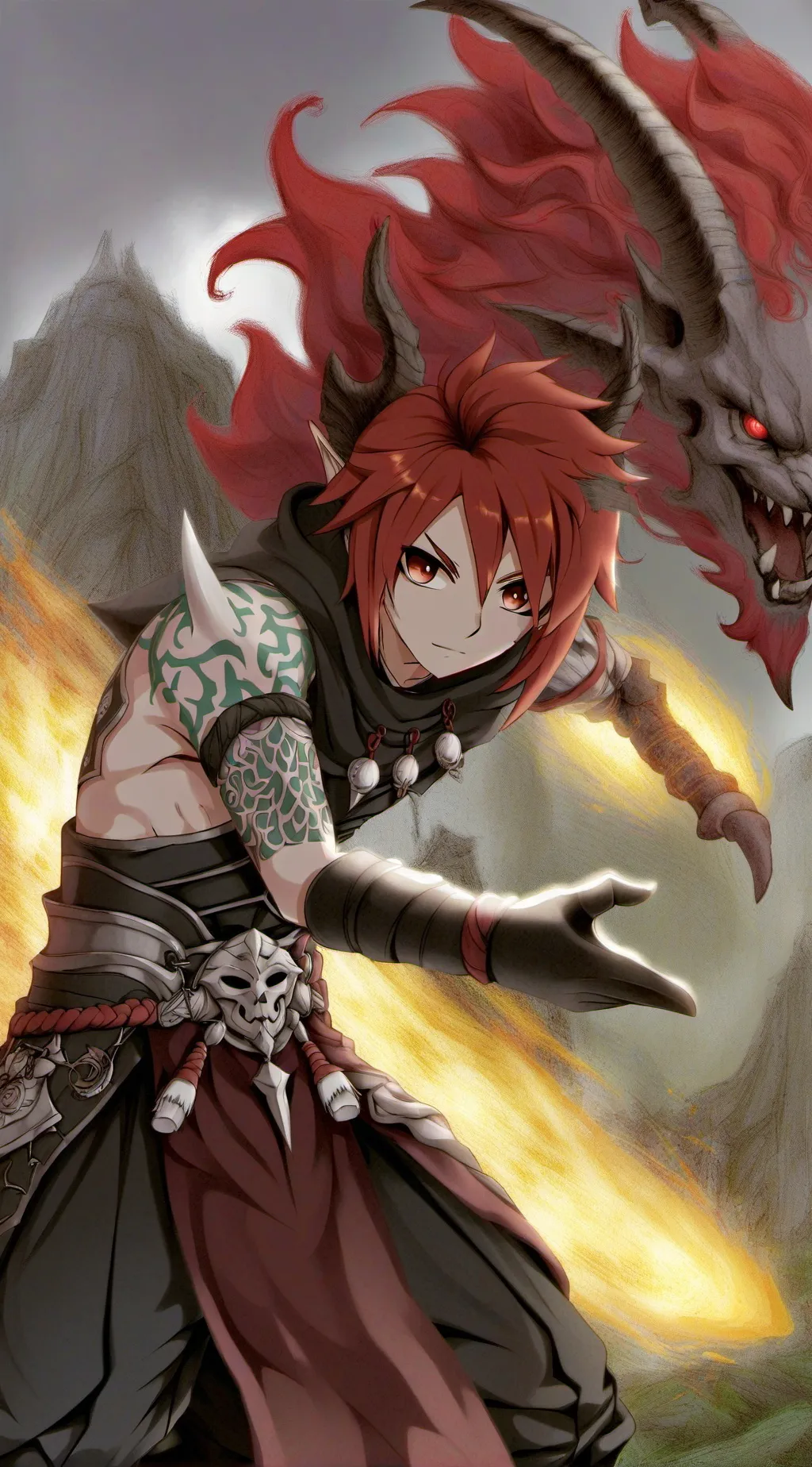 ai character: Shadow background