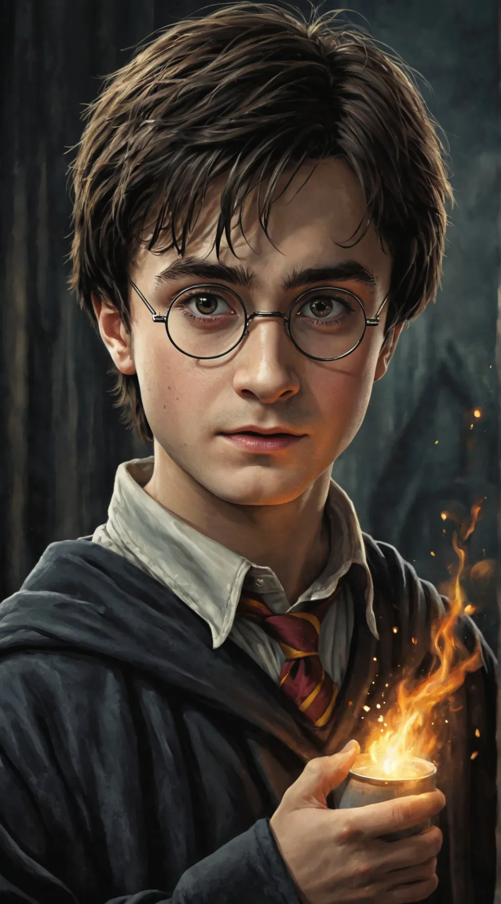 ai character:  Harry Potter background