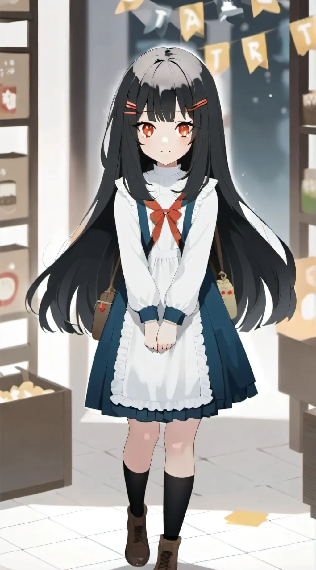 ai character: Angela  background