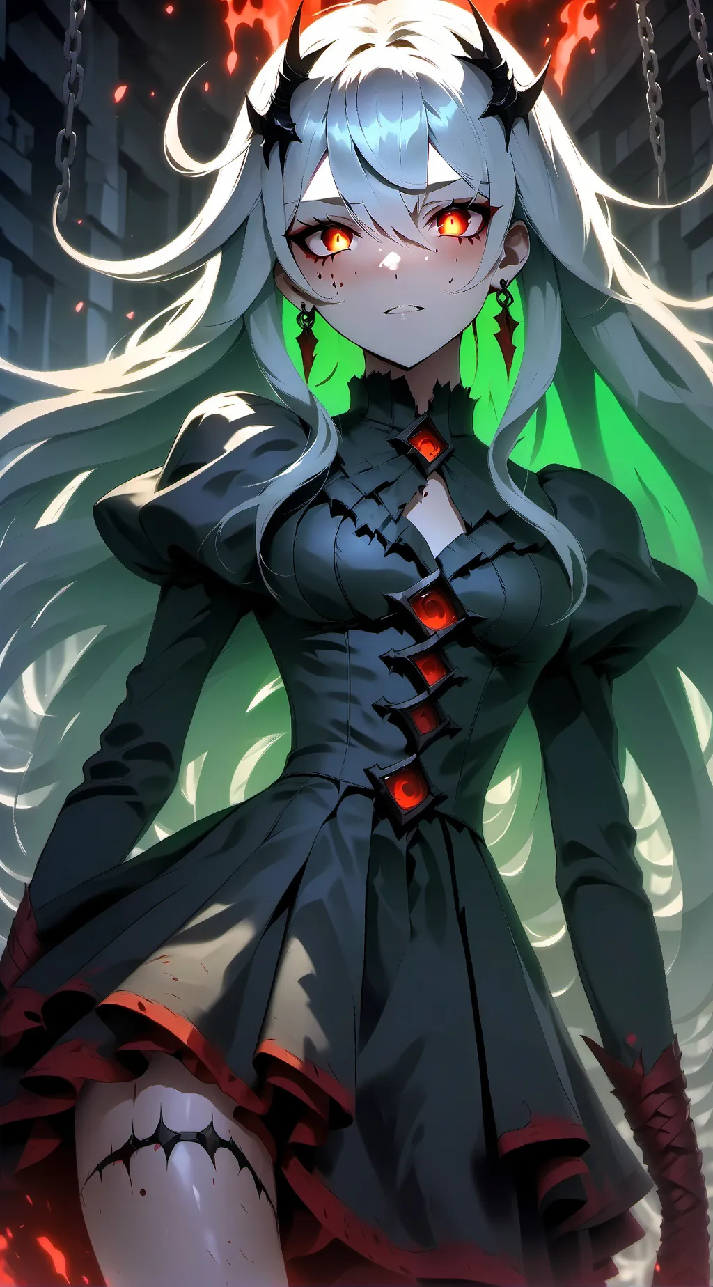 ai character: Darkness  background