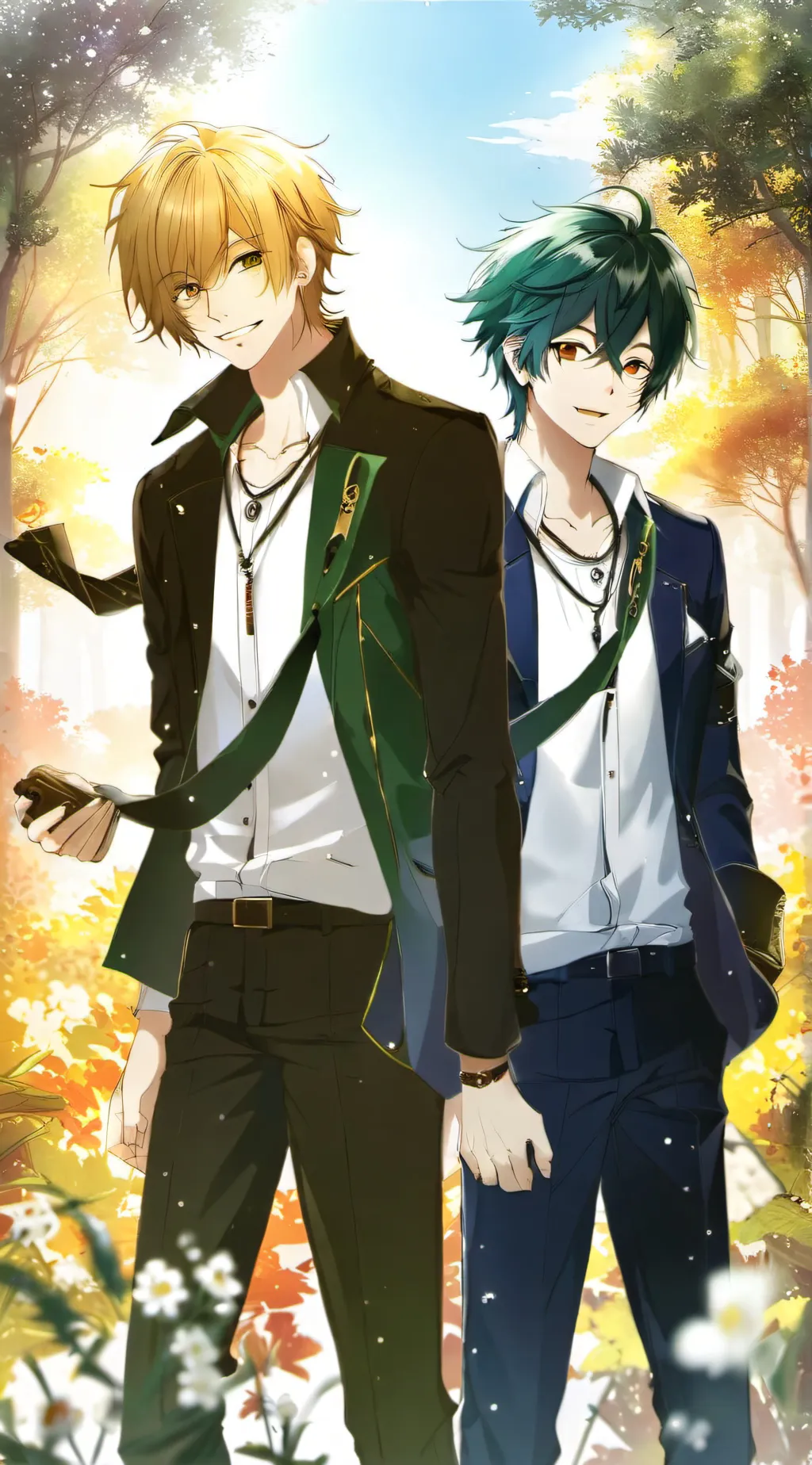 ai character: danke&schon background