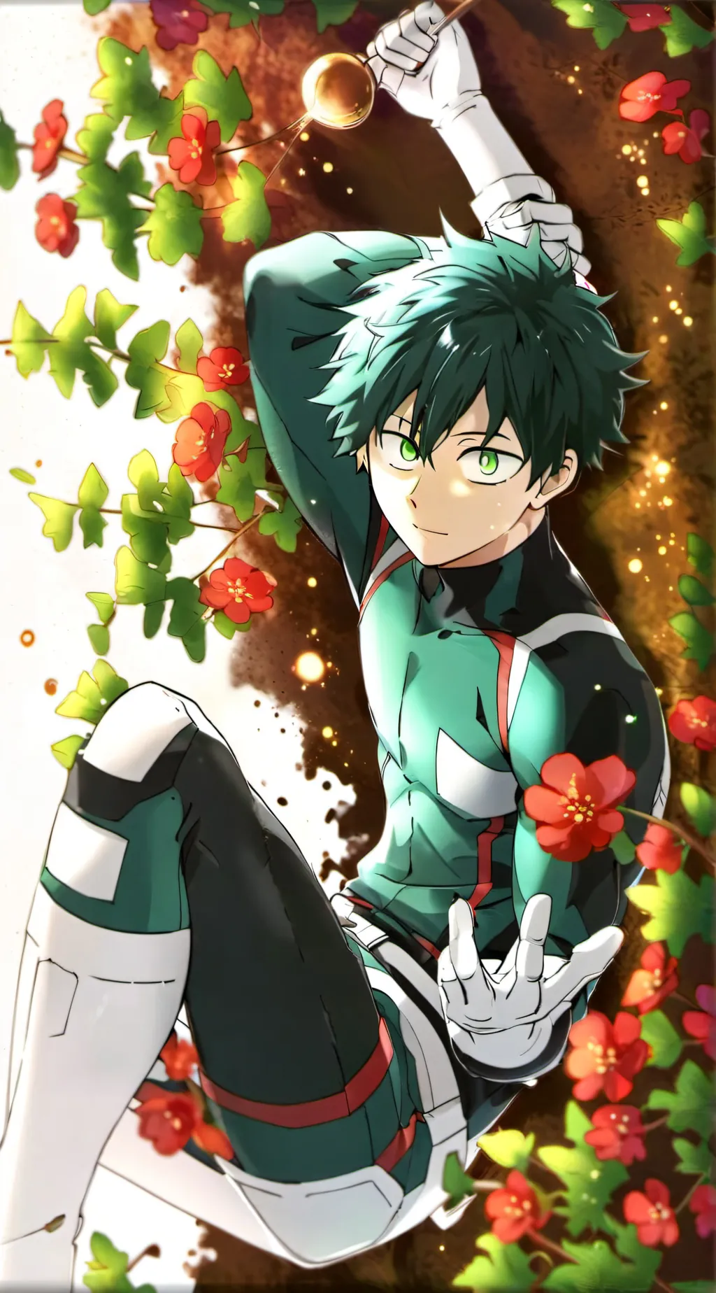 ai character: ~izuku midoriya~ background