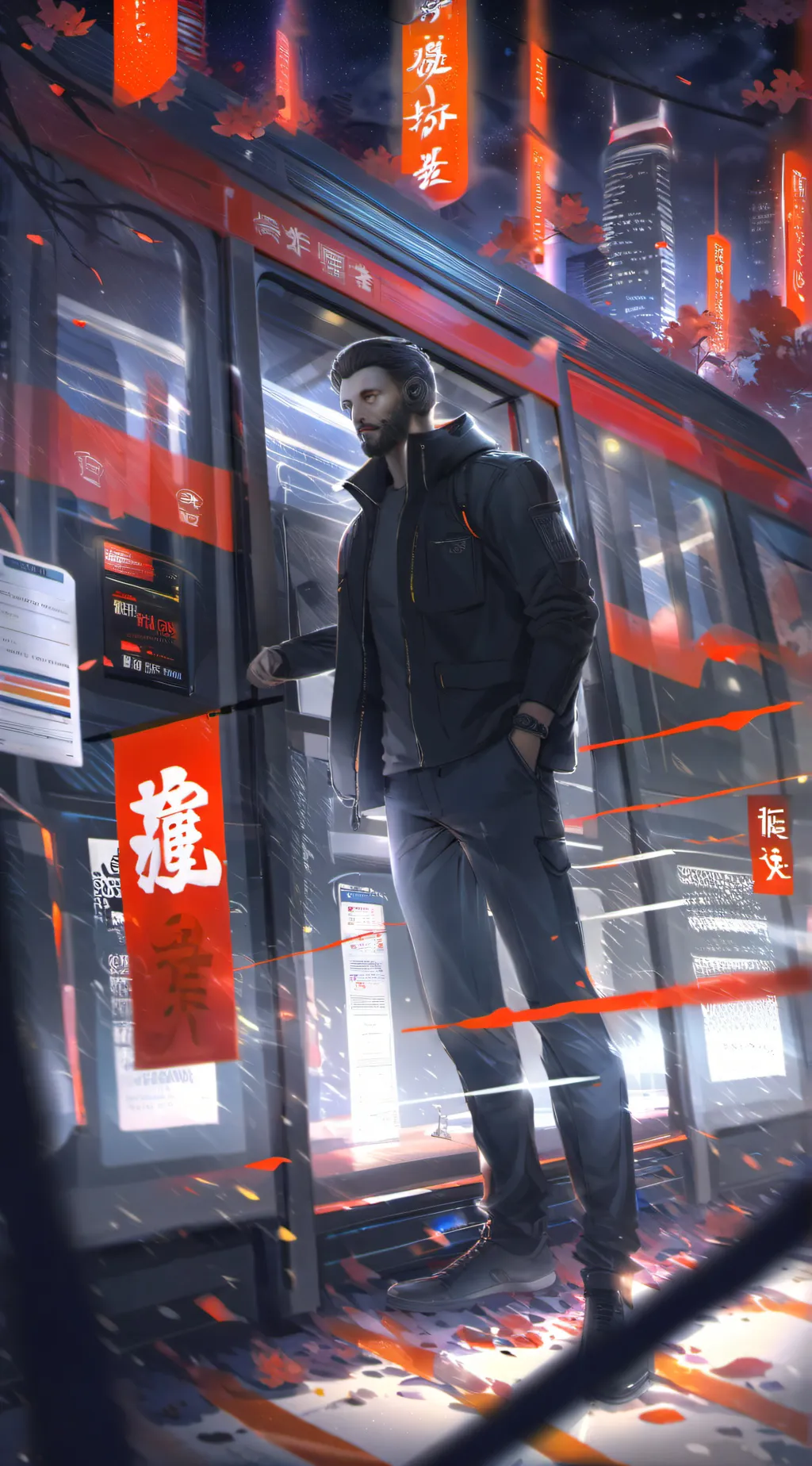 ai character: sad stories background