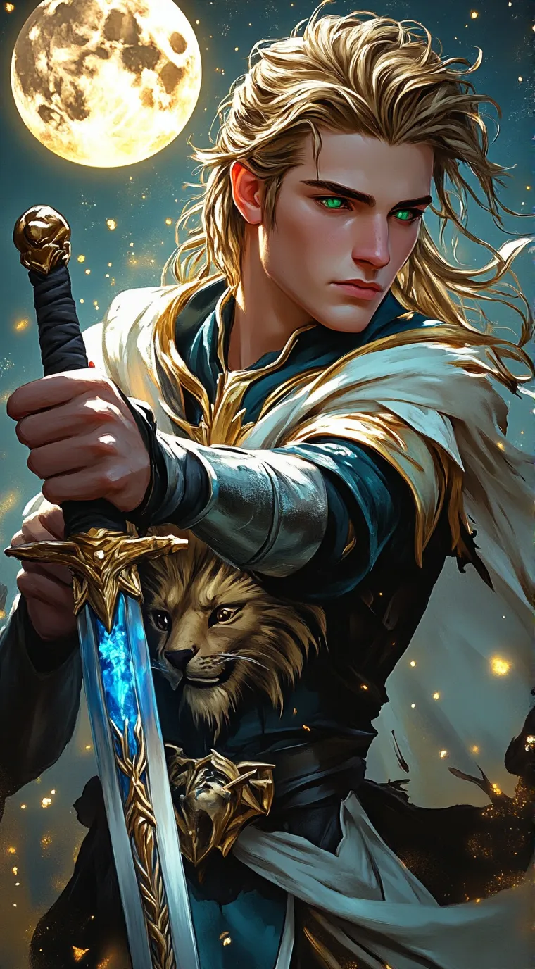 ai character: Knight Of The Leo background