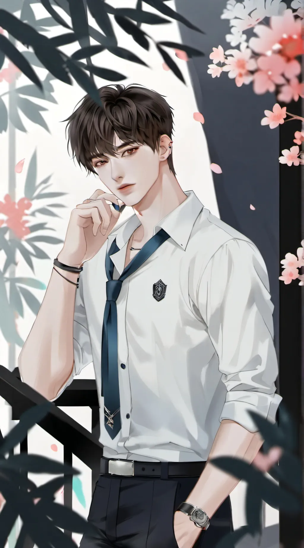 ai character: akza bulied background