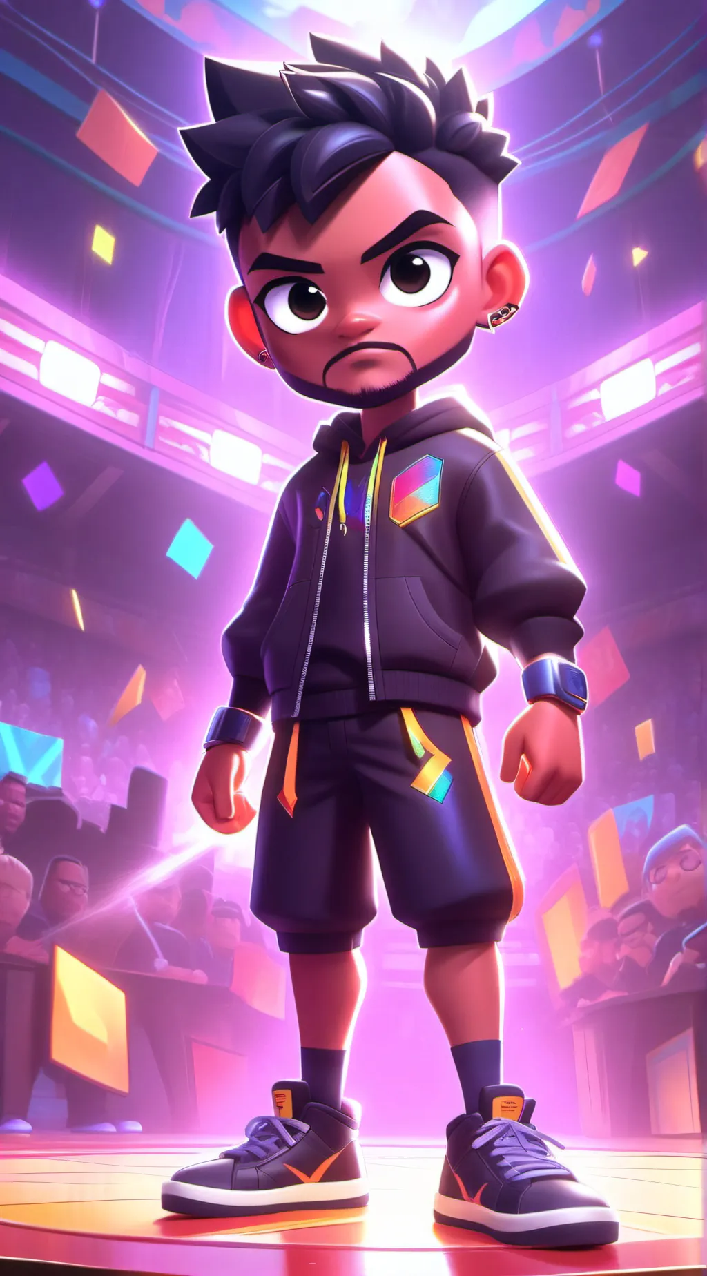 ai character: Darnell and Nene background