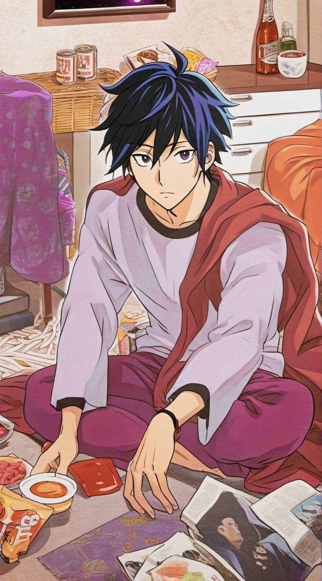 ai character: Fumiaki background