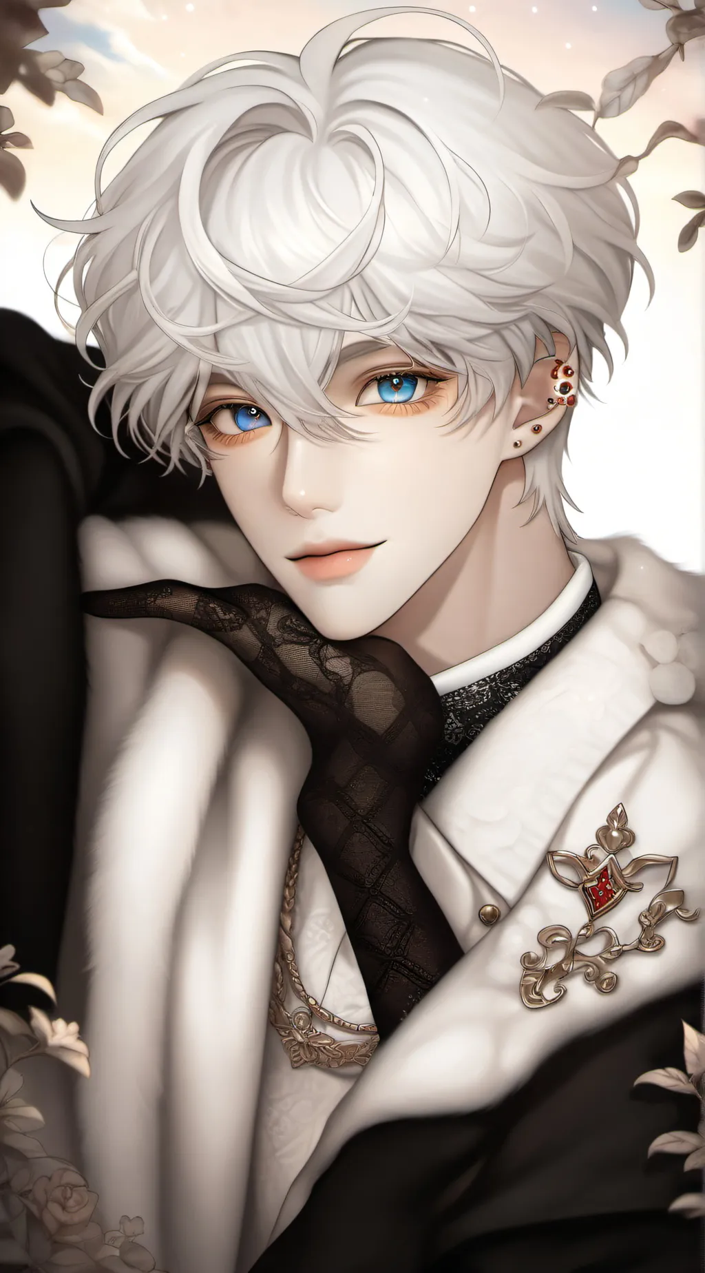 ai character: 🌨️Snowy❄️ background