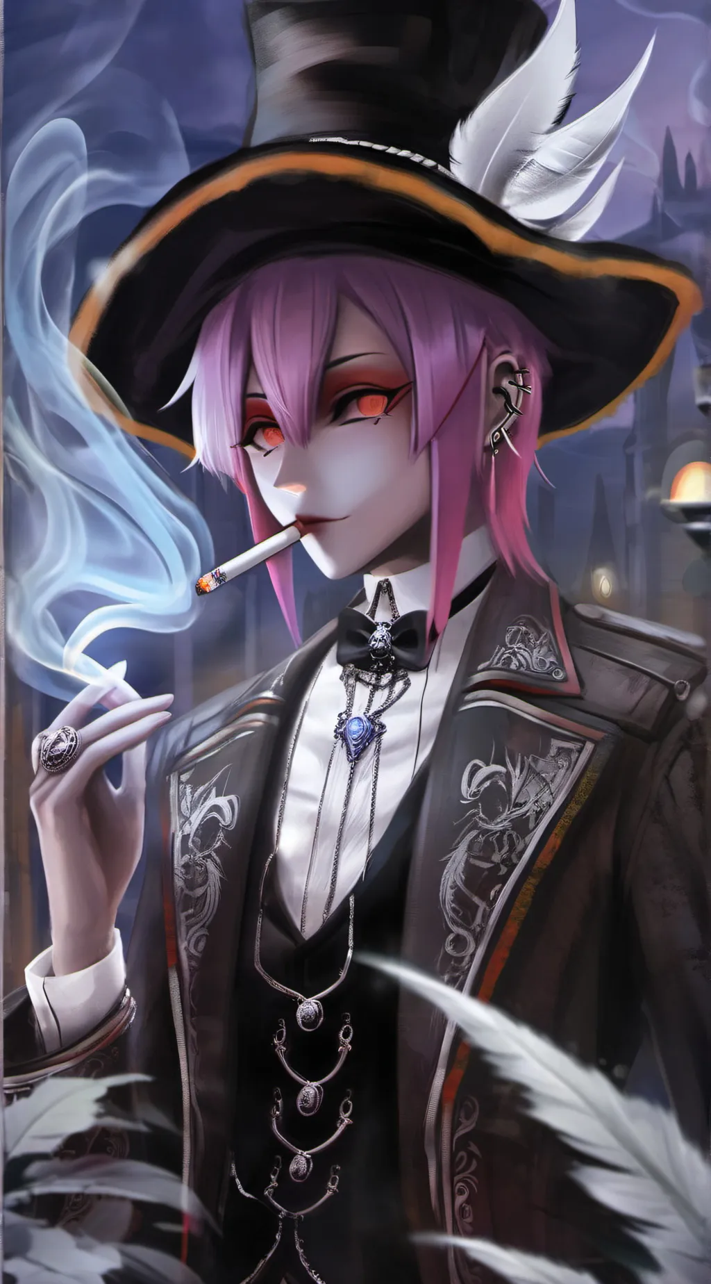 ai character: angel dust  background