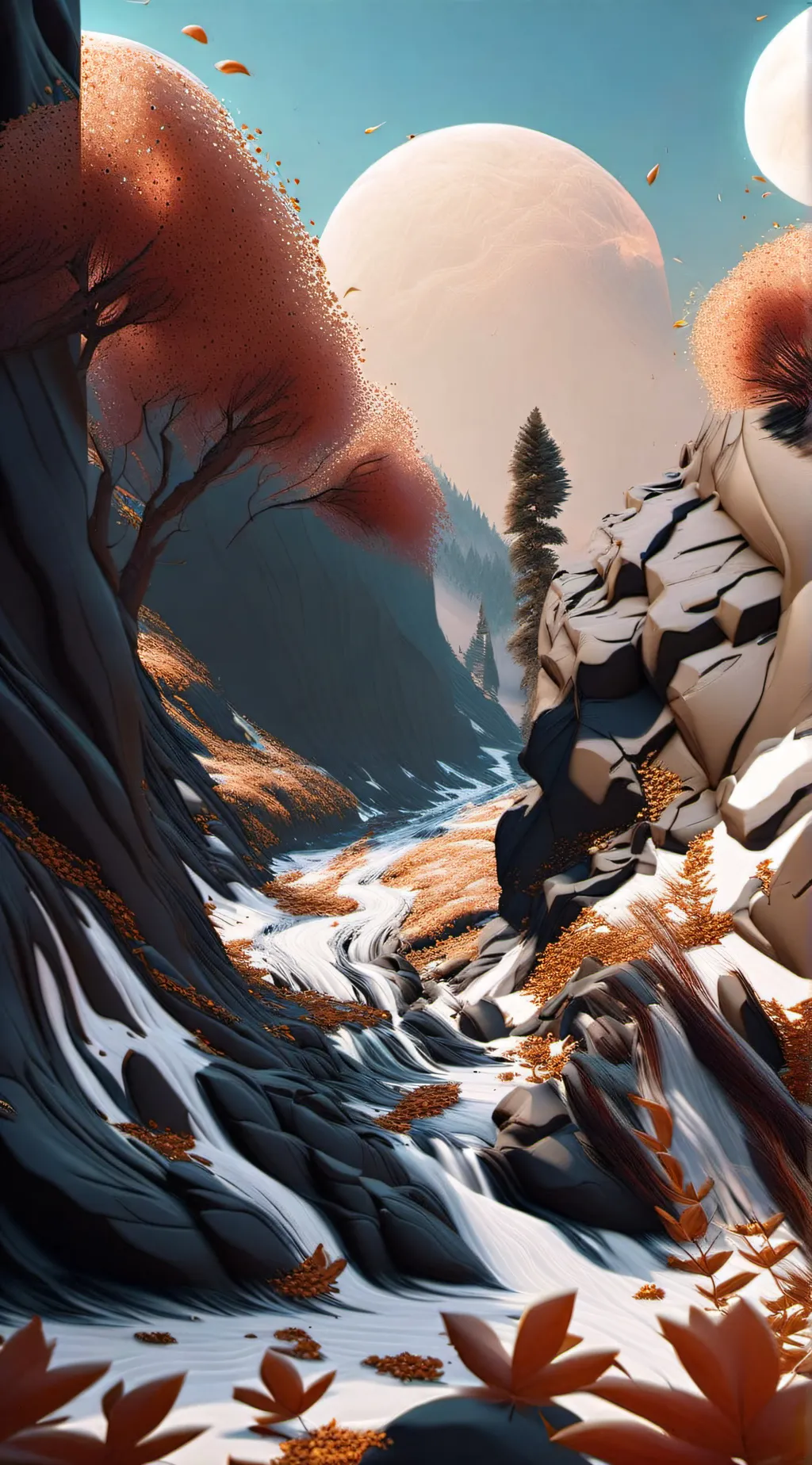 ai character: Smilling Critters background