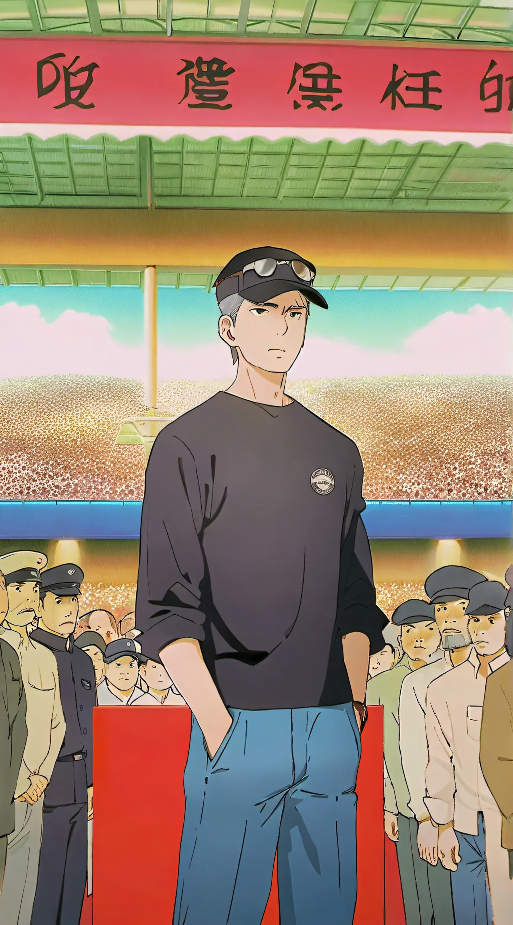 ai character: Daniel Schwimley  background