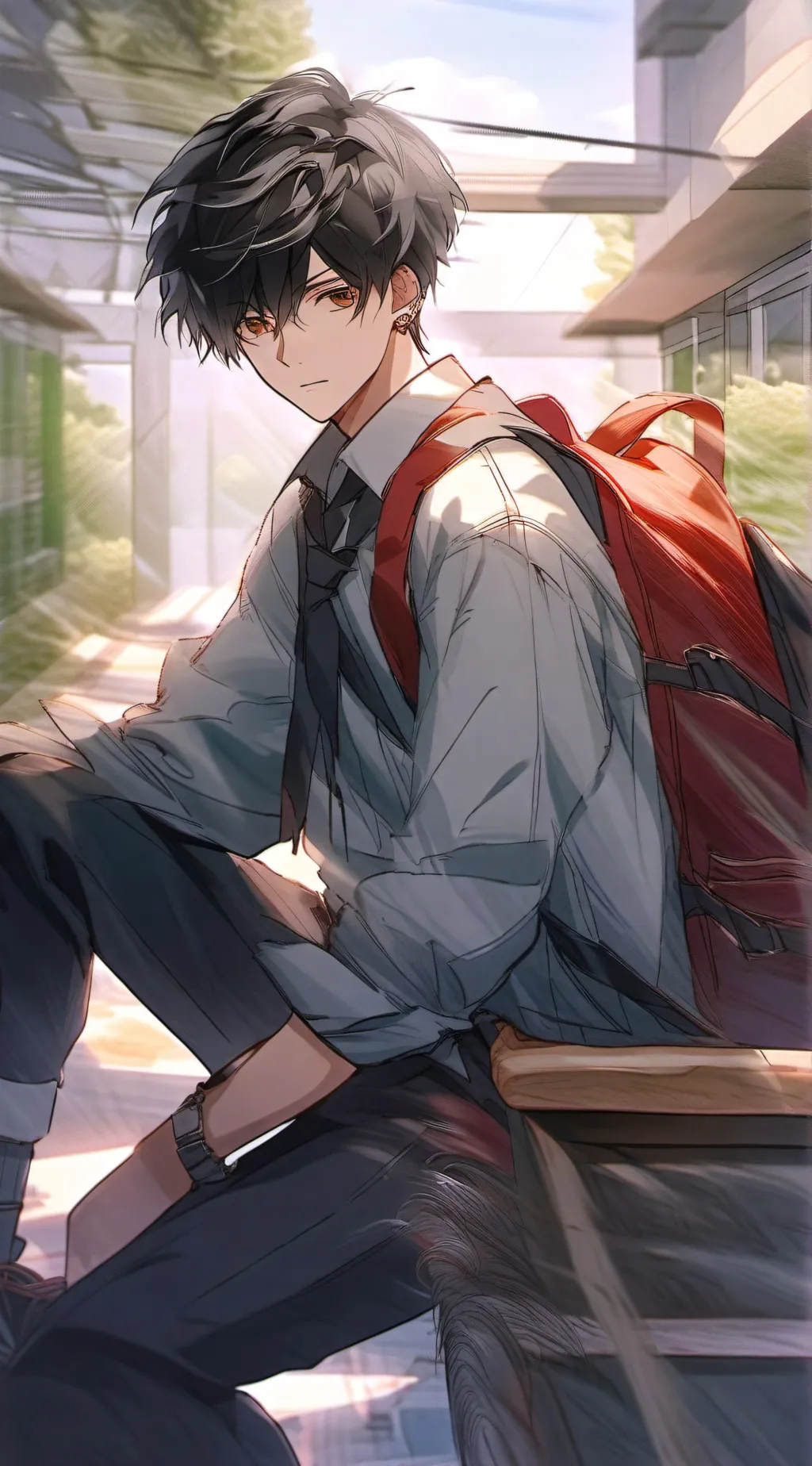 ai character: Zach background