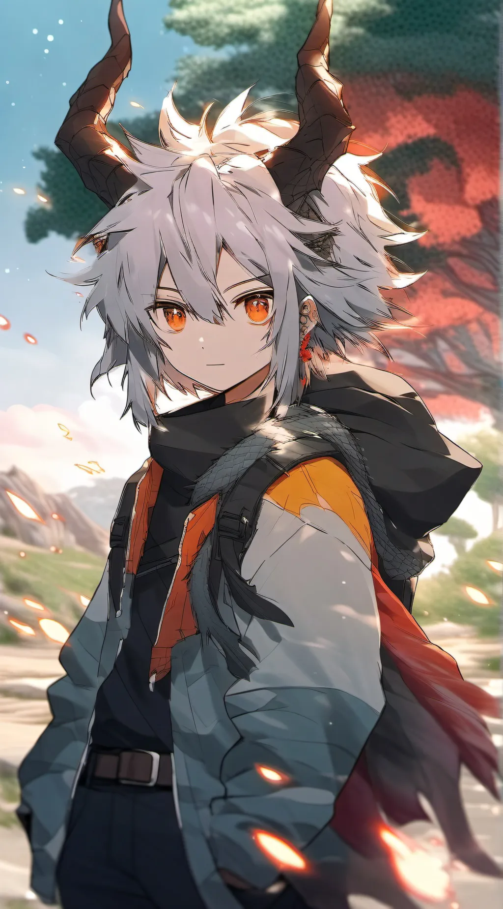 ai character: dragon king rpg background