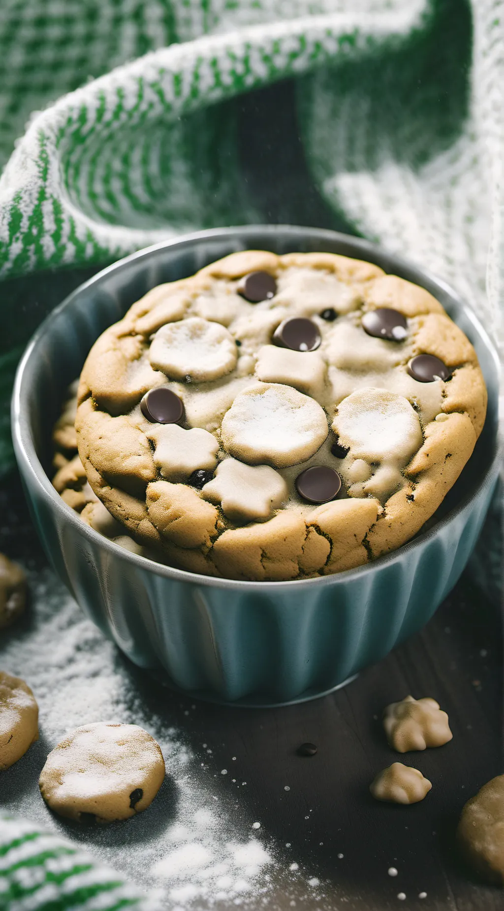 ai character: cookie background