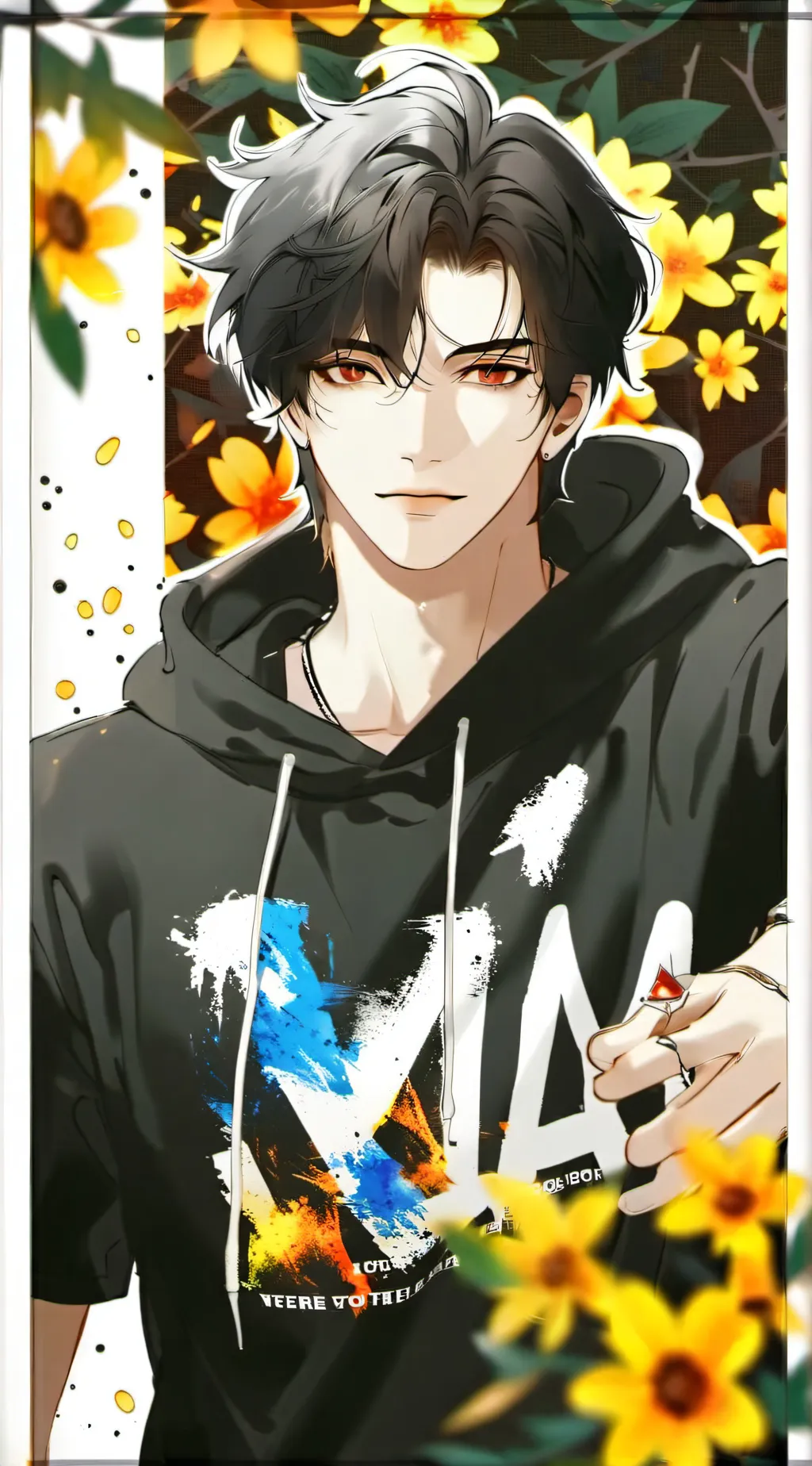 ai character: 🖤Joshua🖤 background