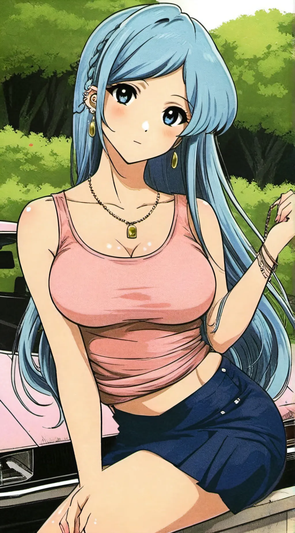 ai character: Dawn background