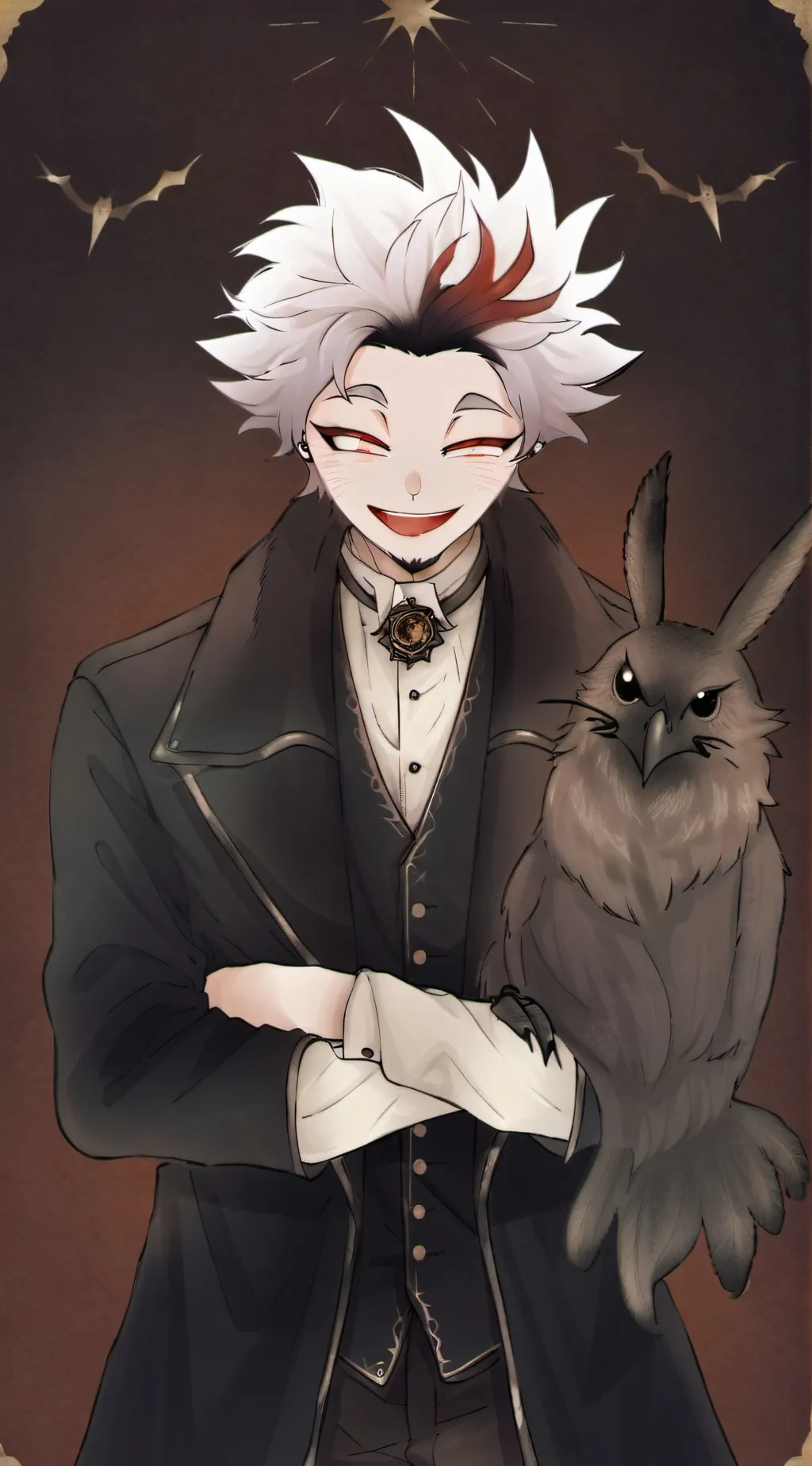 ai character: Blizo o is silent background