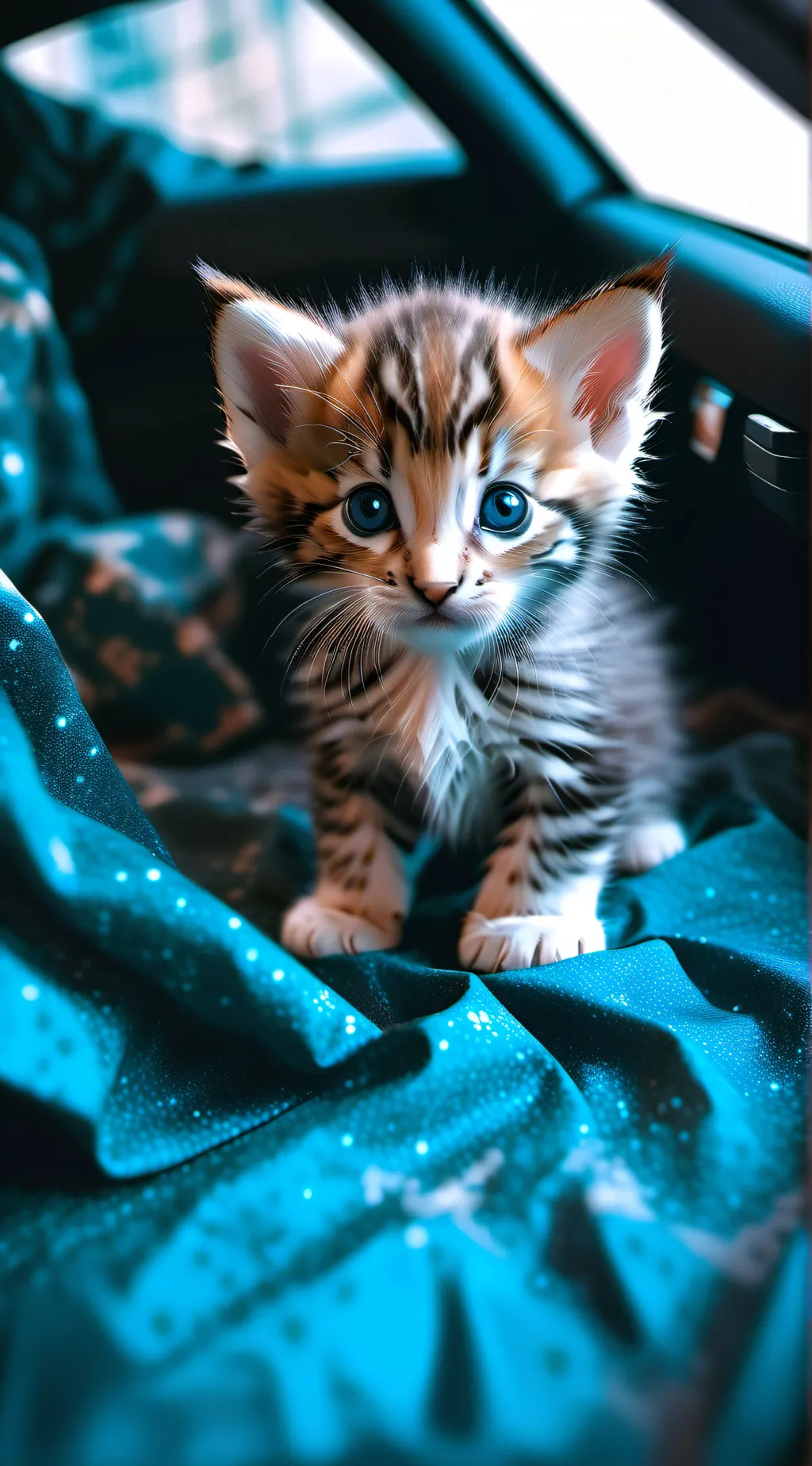 ai character: bighead cat background