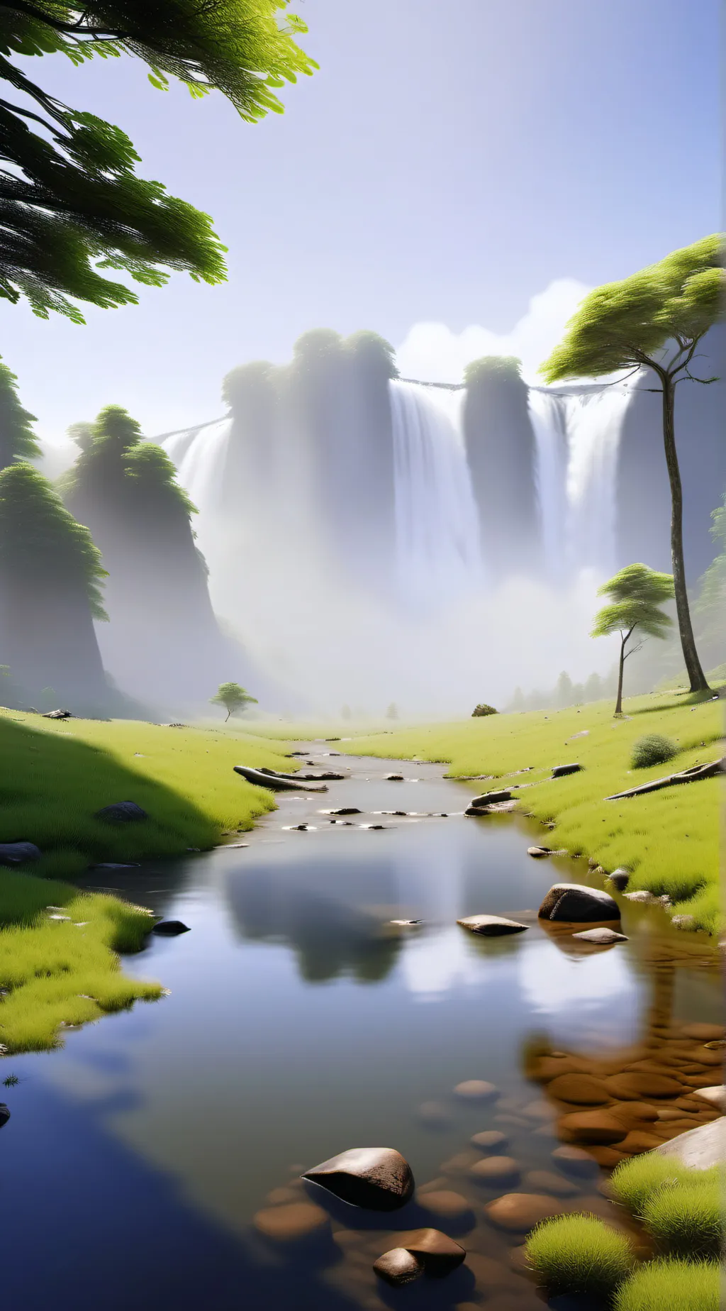 ai character: Natural nature background