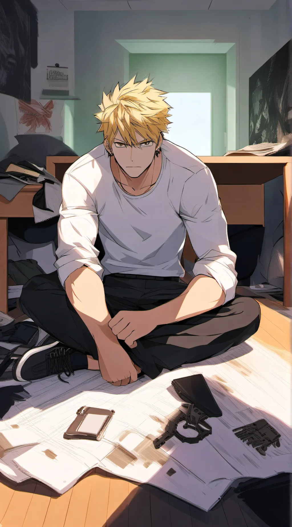 ai character: Hunter background