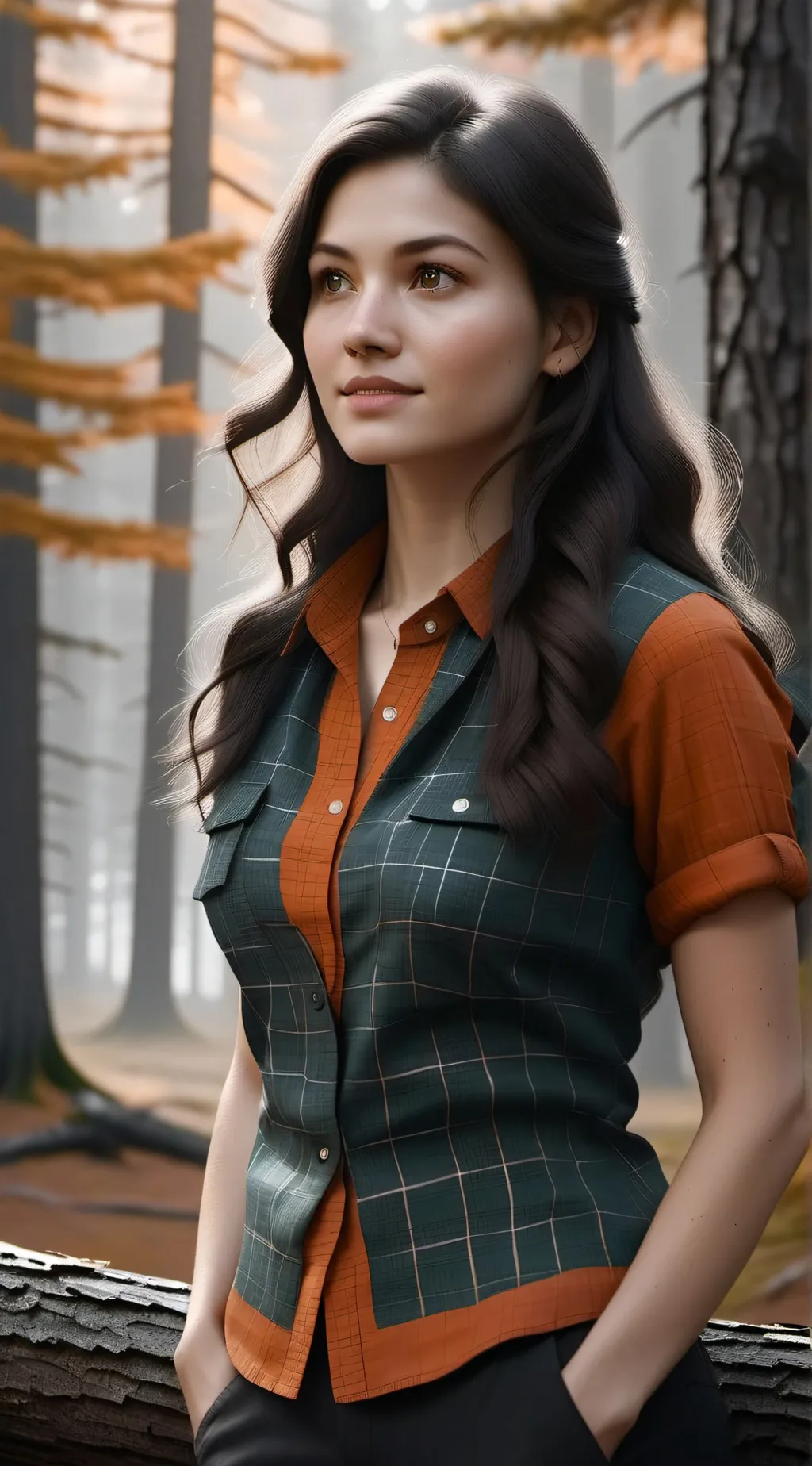 ai character: Evelyn background