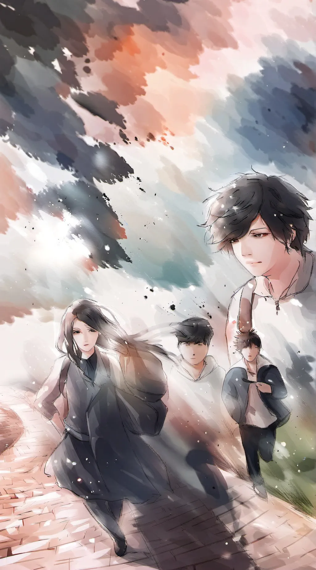 ai character: magic soul school background