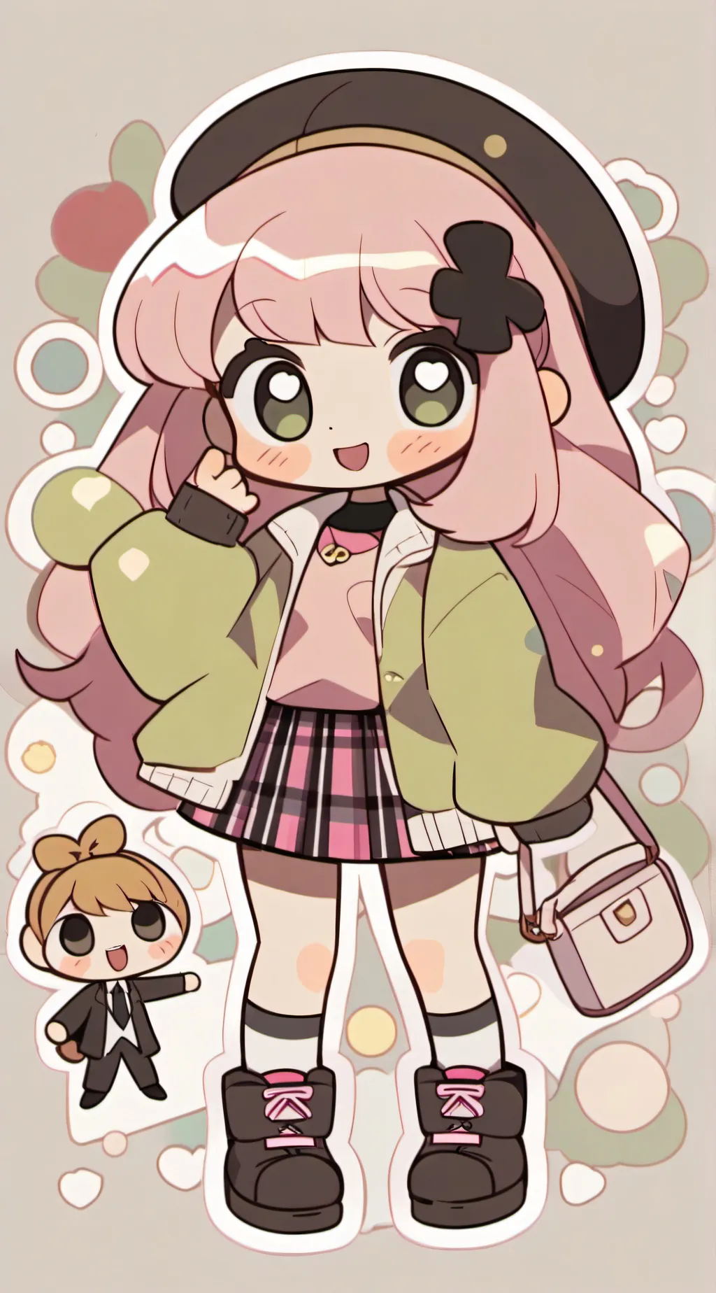 ai character: BELLA VS  YOU  background