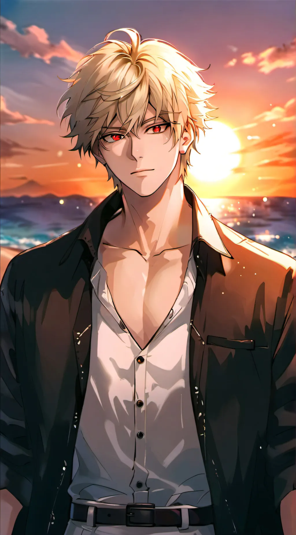 ai character: Katsuki Bakugo background