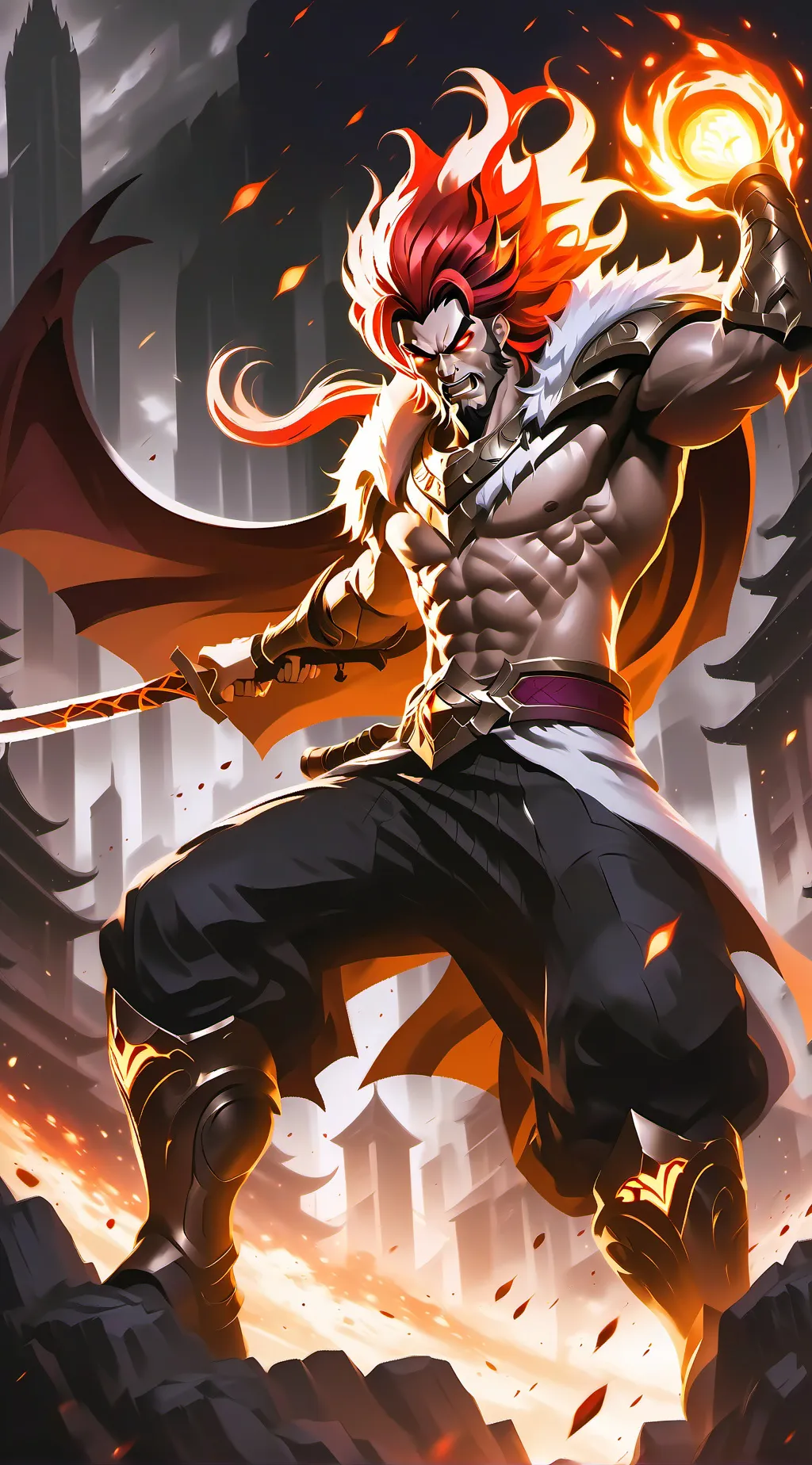 ai character: keiler ALONZO  background