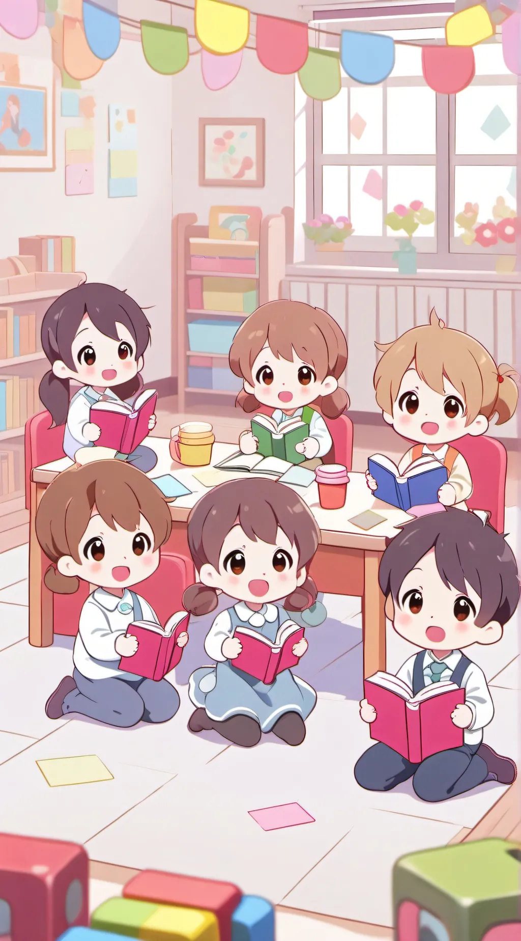 ai character: Daycare background