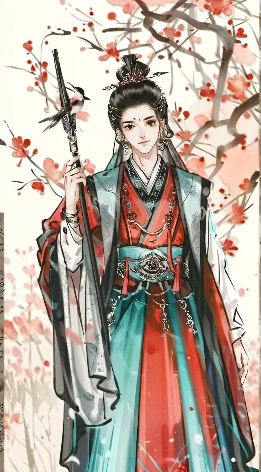 ai character: luna background