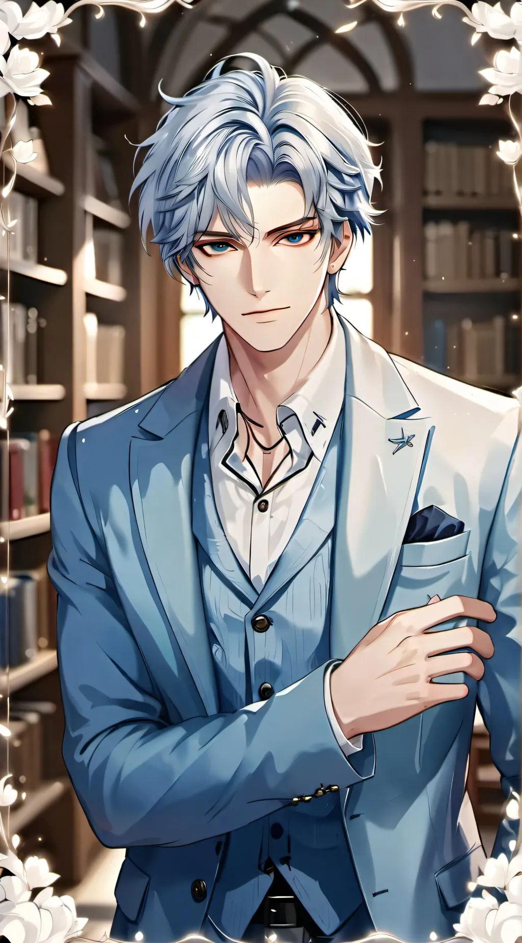 ai character: Vincent Blake 💎 background