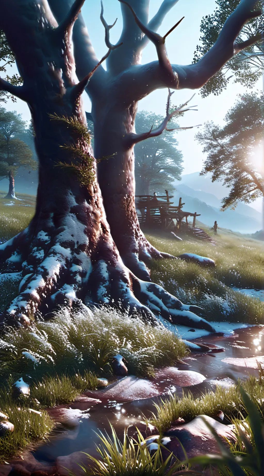 ai character: Go touch grass. background