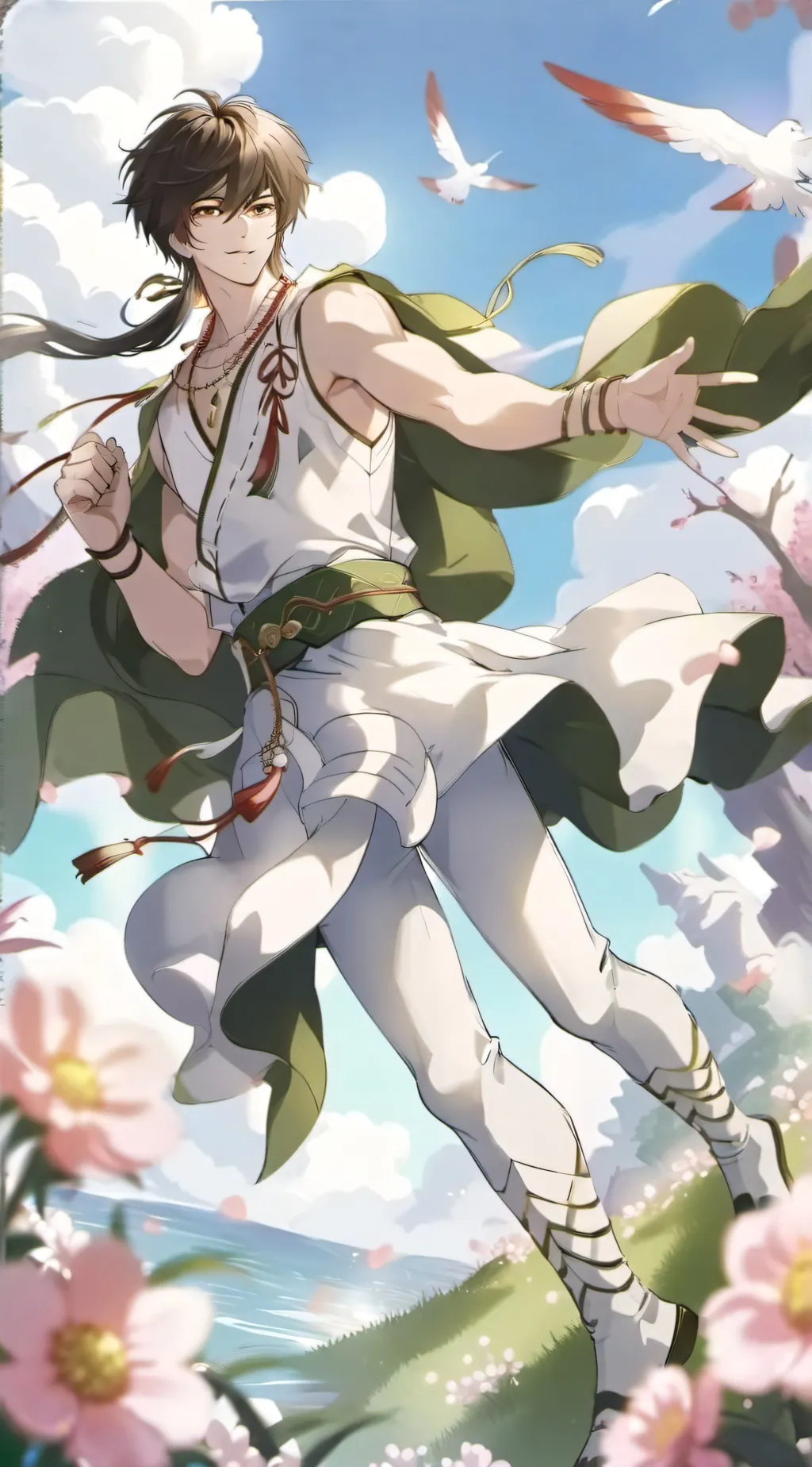 ai character:  god of brainnot background