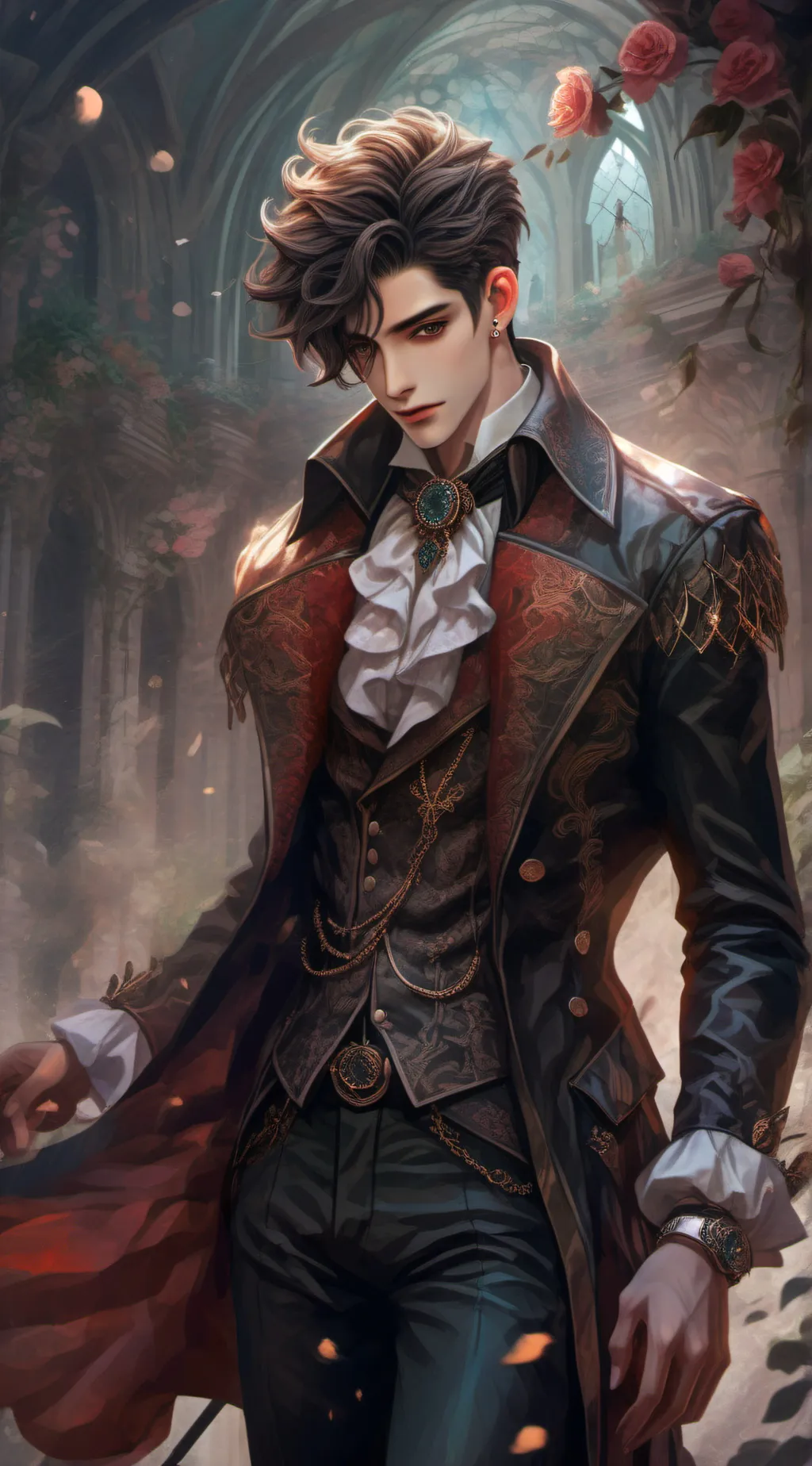 ai character: Aaron  background