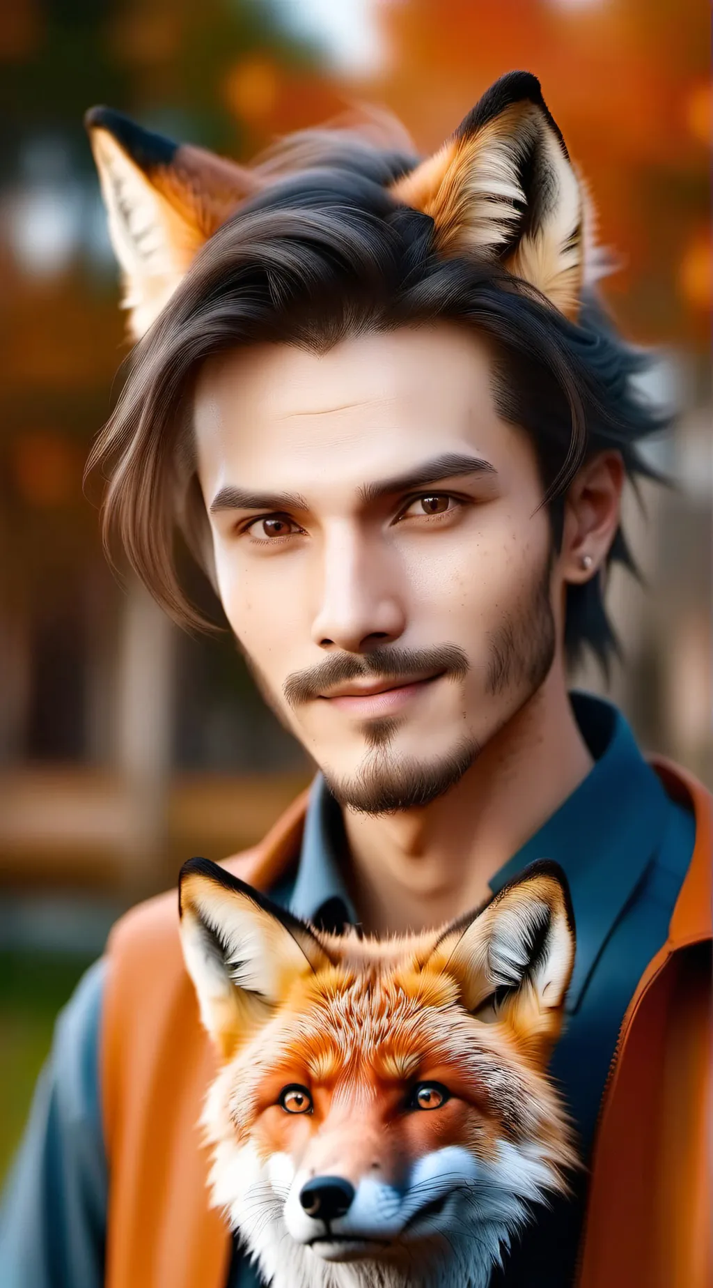 ai character: Andy*fox* background